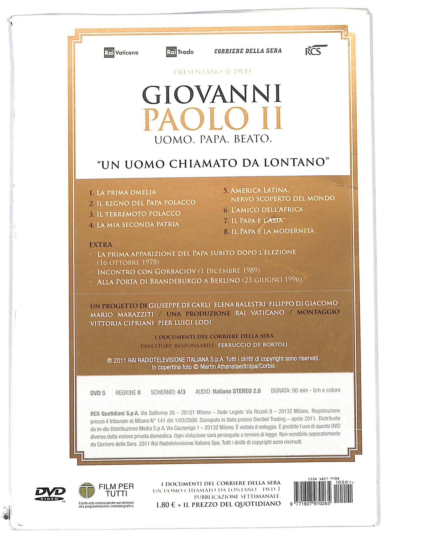 EBOND Giovanni Paolo II Vol 1 un uomo chiamato da lontano DVD DB670162