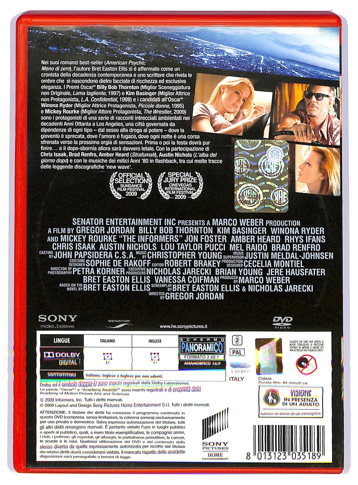EBOND The Informers - Vite oltre il limite NOLEGGIO DVD DB670435