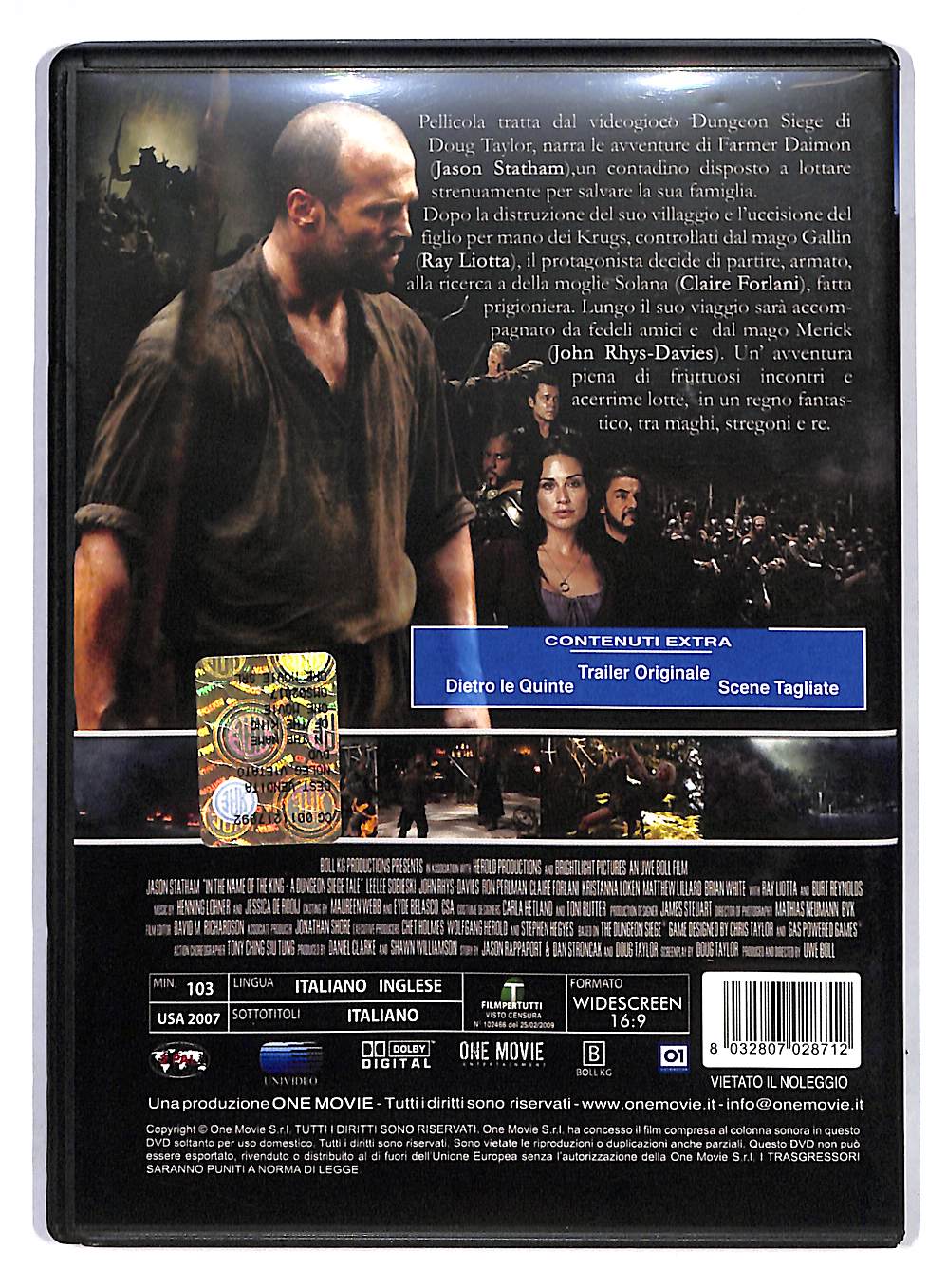 EBOND In The Name of The King DVD DB670821