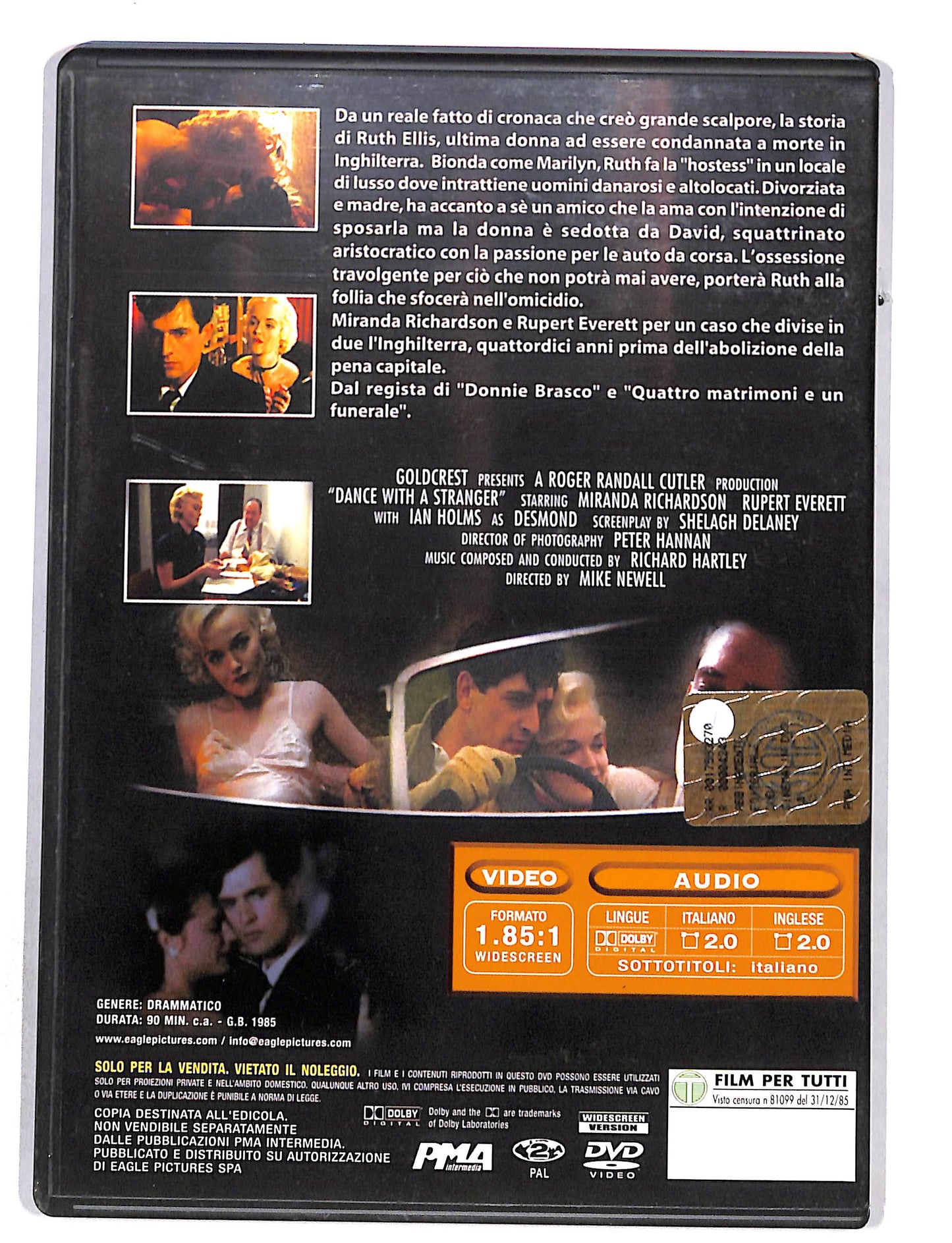 EBOND Ballando con uno sconosciuto EDITORIALE DVD DB671126