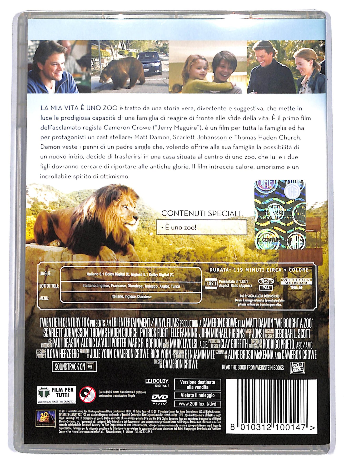 EBOND la mia vita e uno zoo DVD DB671430