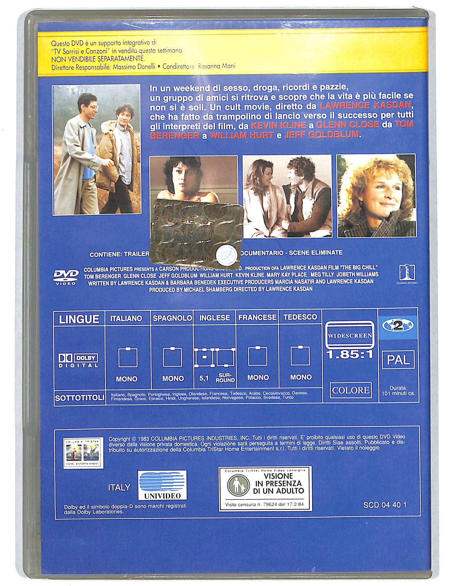 EBOND Il grande freddo EDITORIALE DVD DB671432