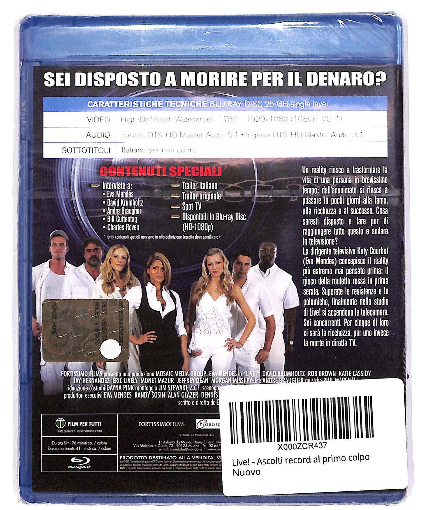 EBOND Live! - Ascolti record al primo colpo BLURAY DB671605