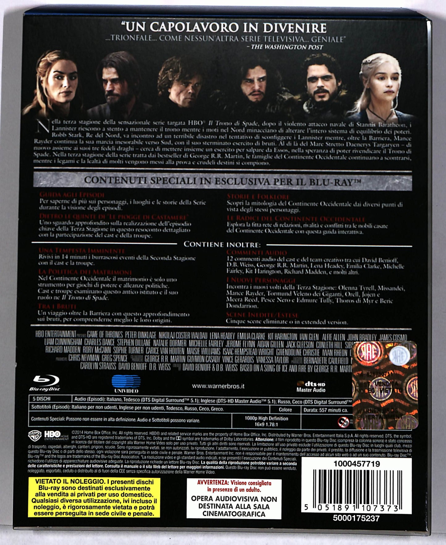 EBOND Trono Di Spade La Terza Stagione Completa BLURAY DB671615