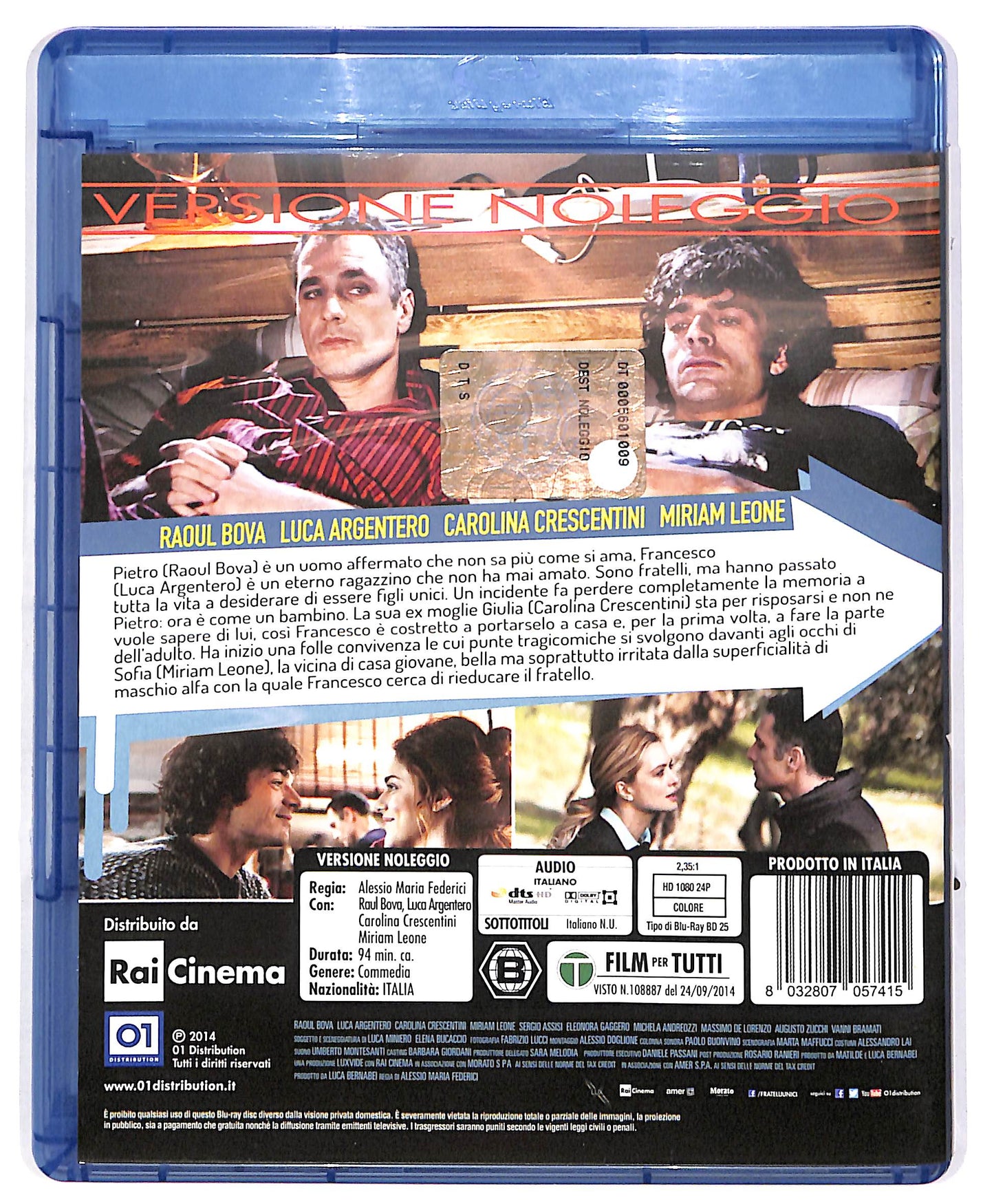 EBOND Fratelli unici Noleggio BLURAY BLURAY DB671639