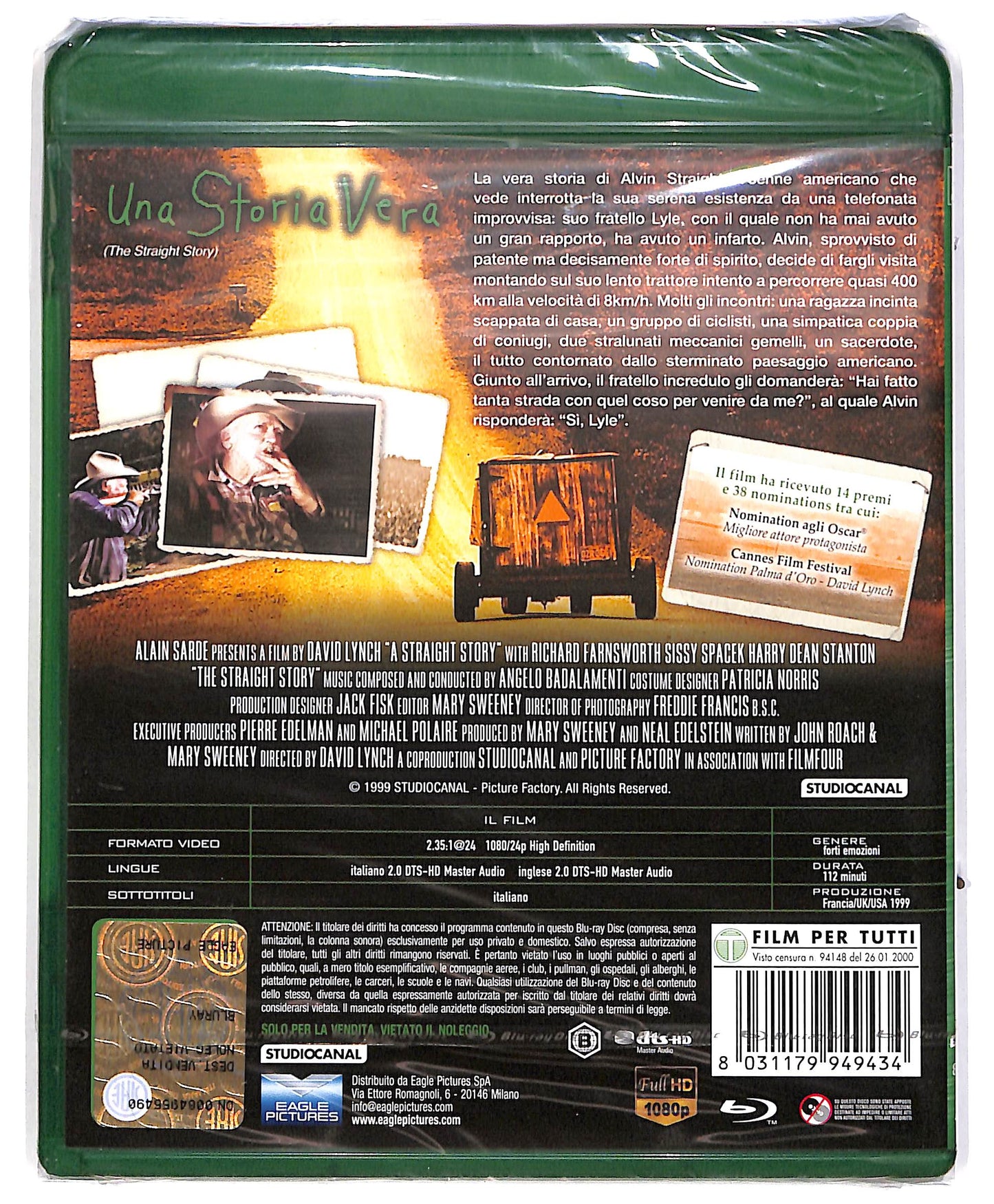 EBOND Una Storia Vera BLURAY DB671643