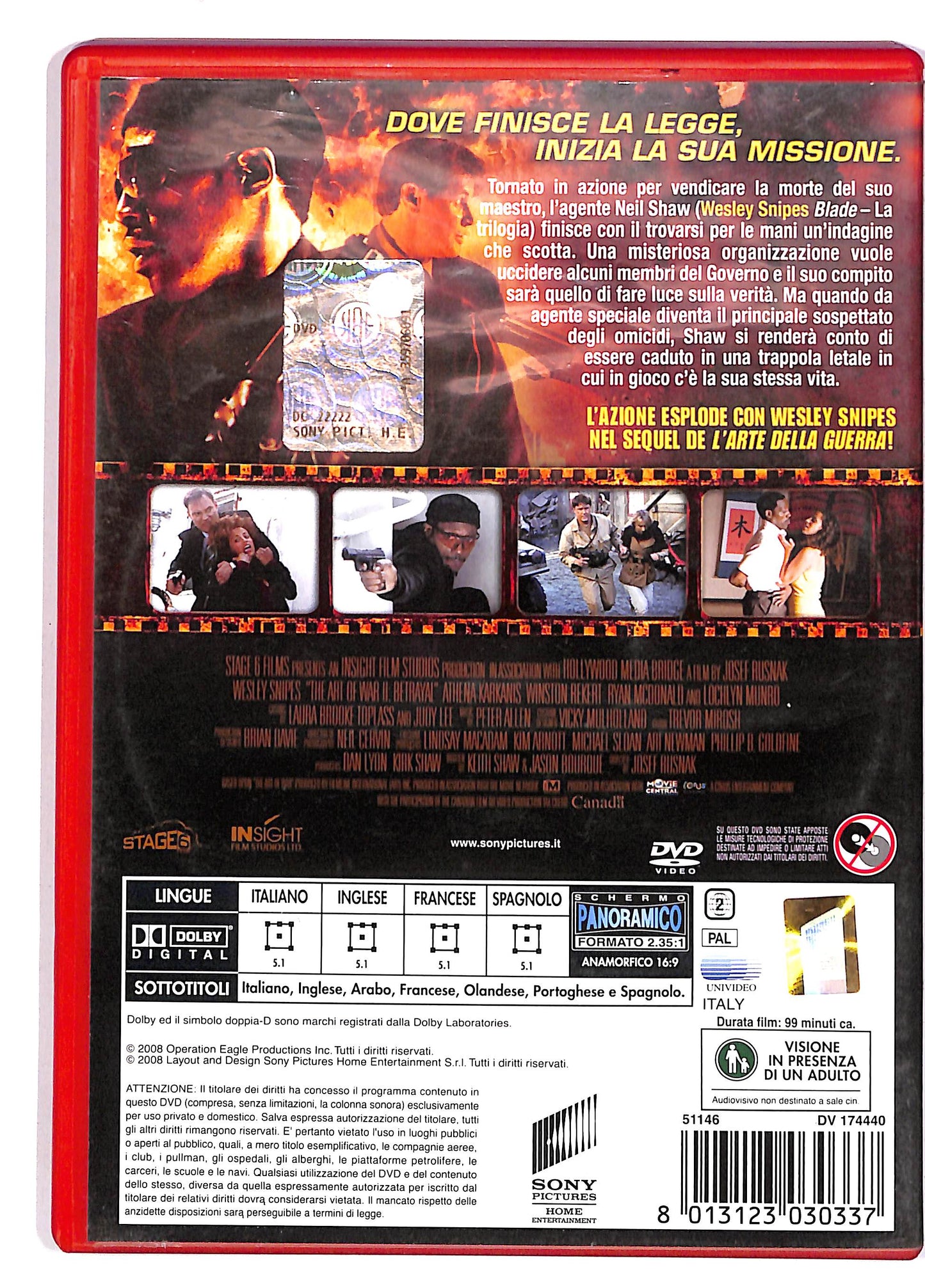EBOND L'arte della guerra NOLEGGIO DVD DB671914