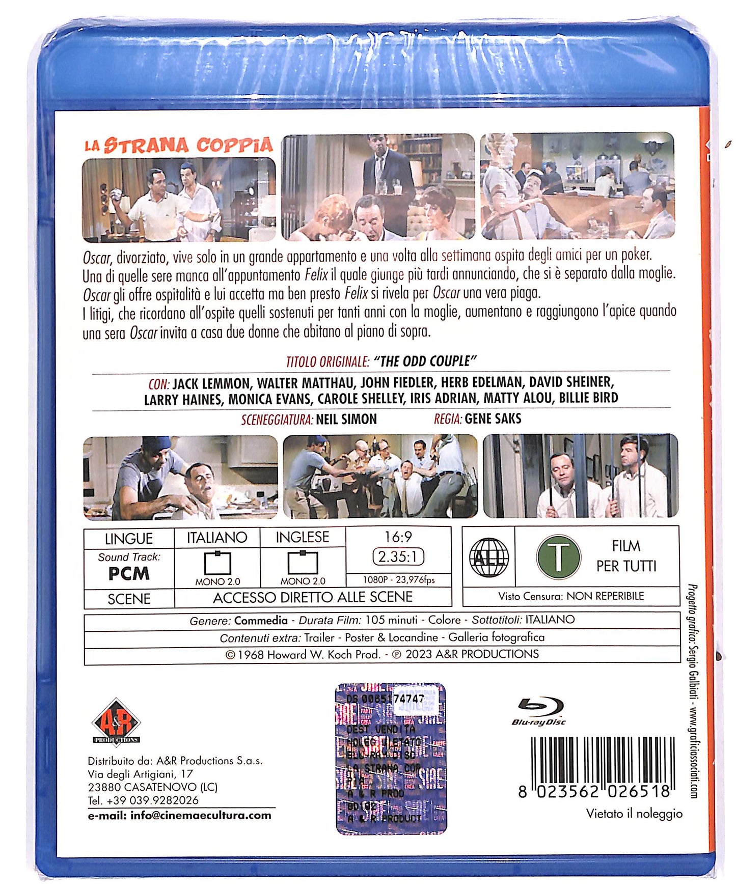EBOND La strana coppia BLURAY DB671933