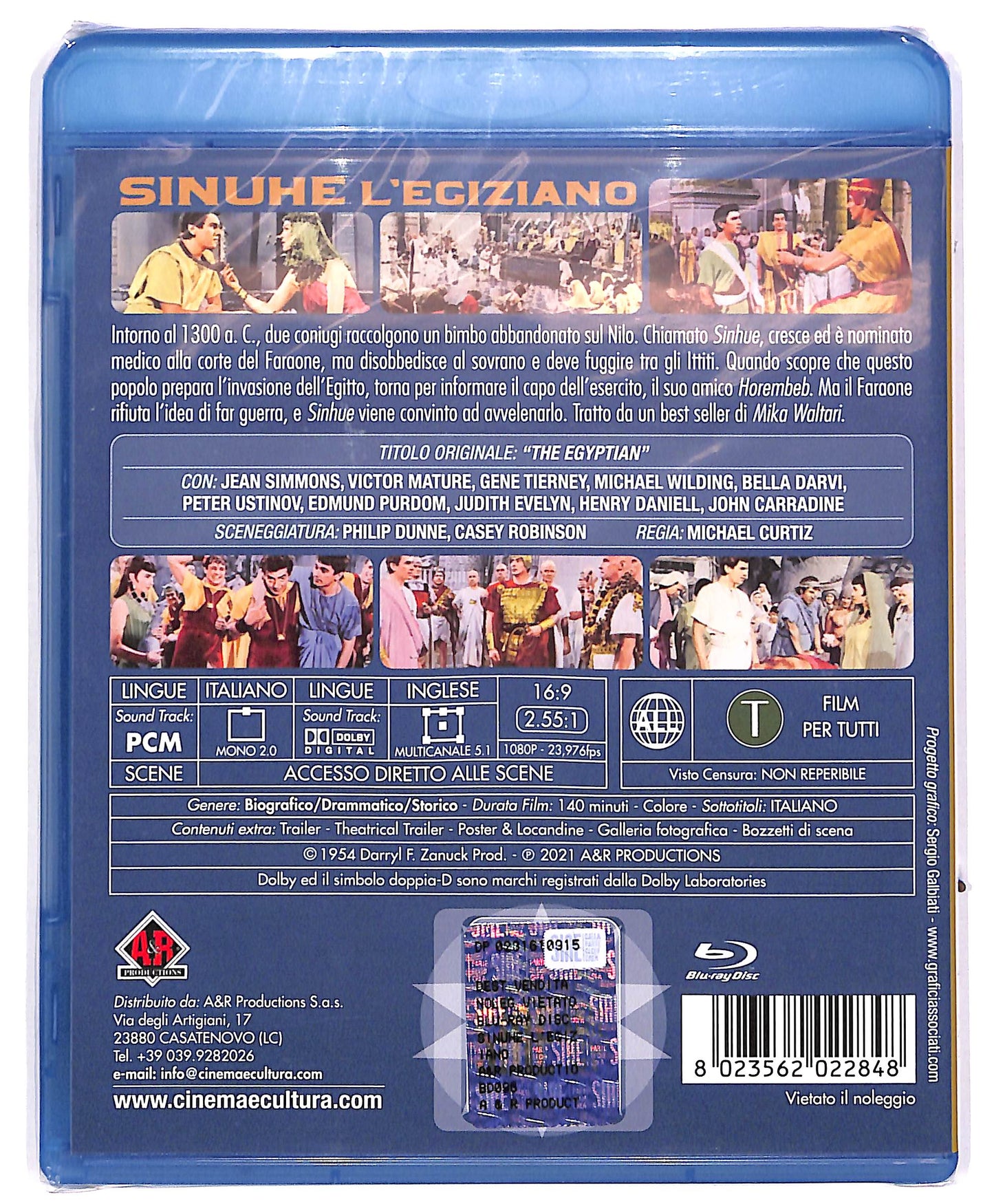 EBOND Sinuhe L'Egiziano BLURAY DB671963