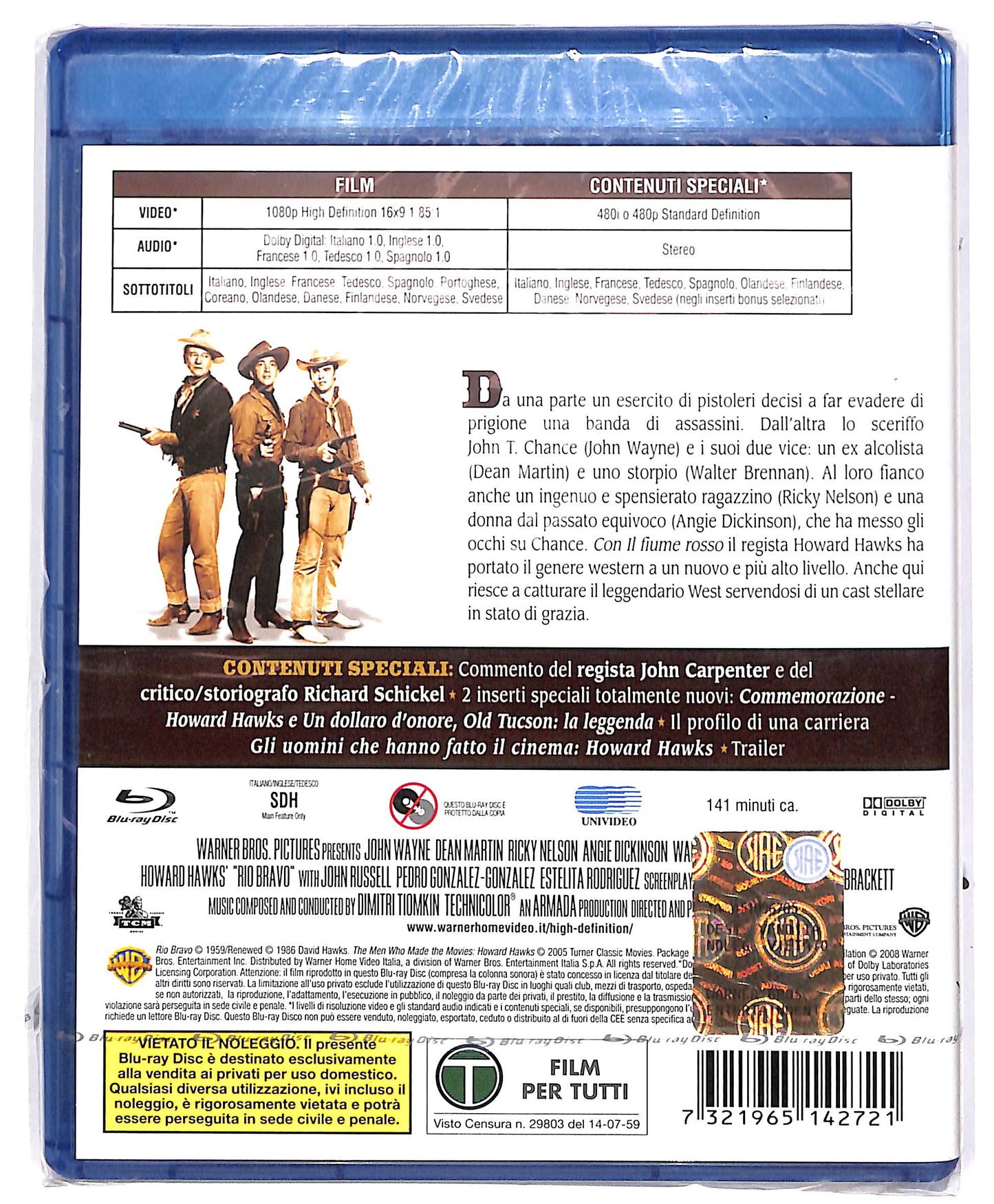 EBOND Un Dollaro D'Onore BLURAY DB672131