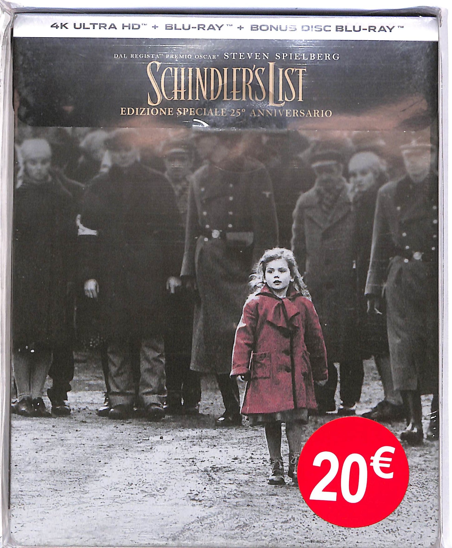 EBOND Schindler's List 4K Ultra HD + 2 BLURAY SteelBook BLURAY BLURAY DB672143