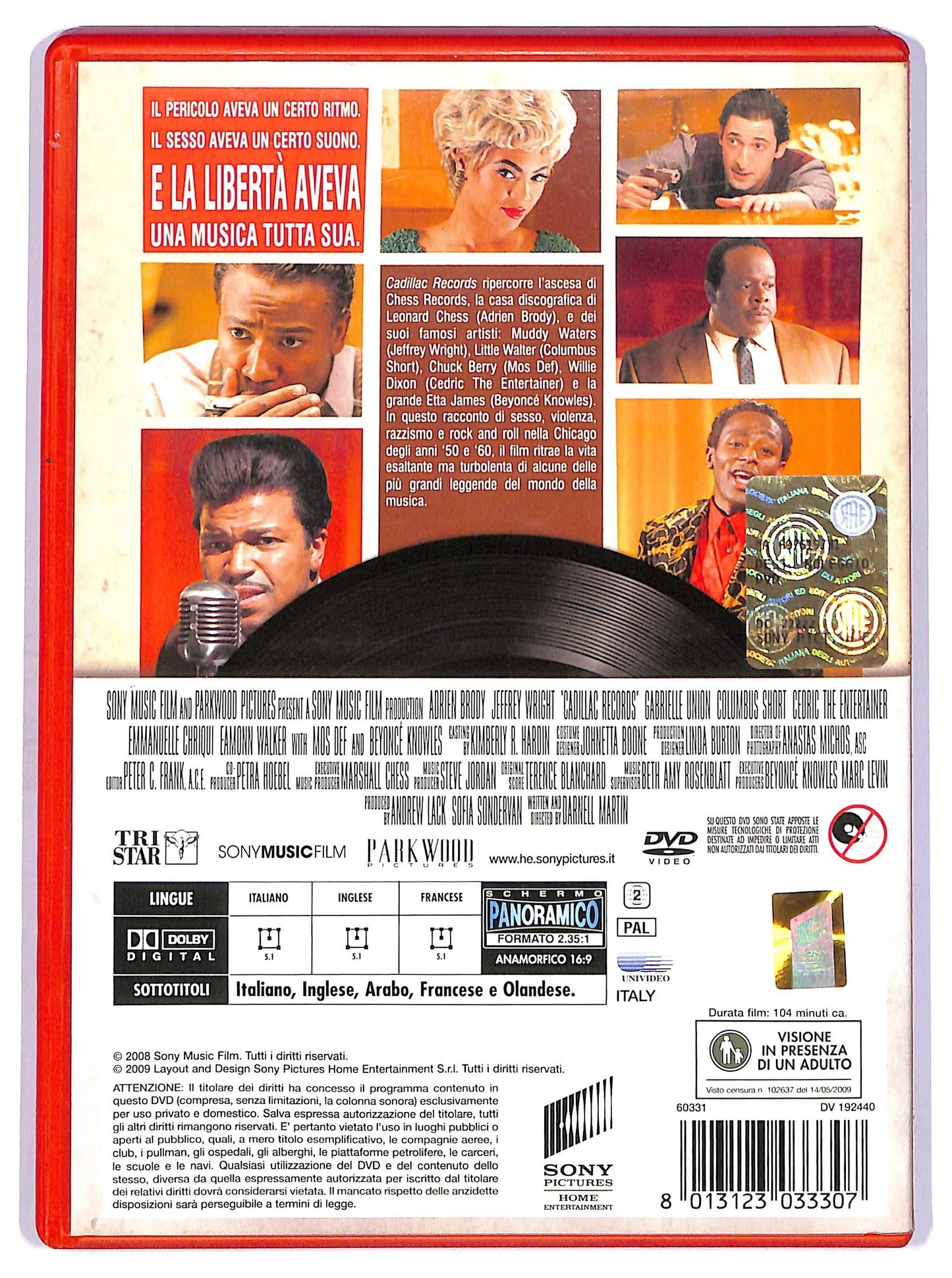 EBOND Cadillac Records NOLEGGIO DVD DB672361