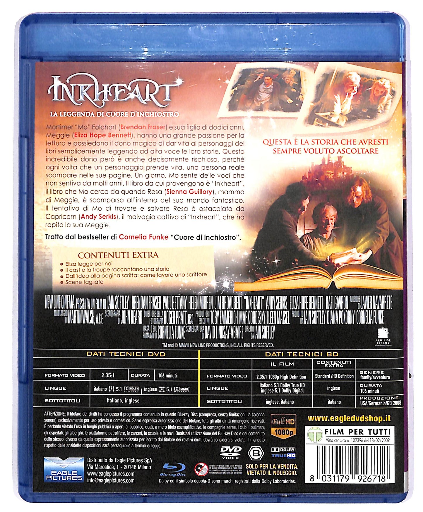 EBOND Inkheart - La Leggenda Di Cuore D'inchiostro BLURAY BLURAY DB672418