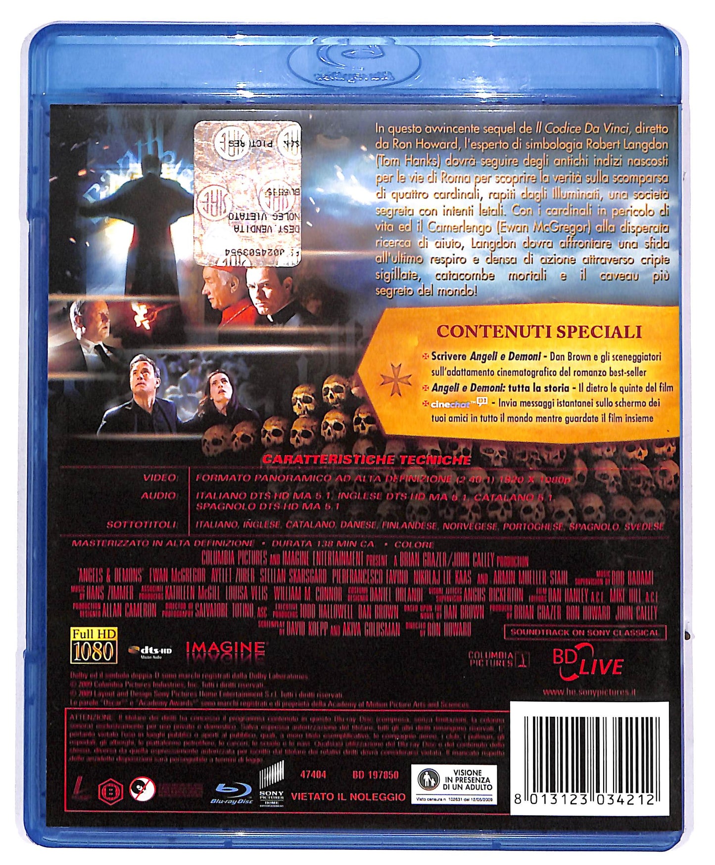 EBOND Angeli e Demoni BLURAY BLURAY DB672840