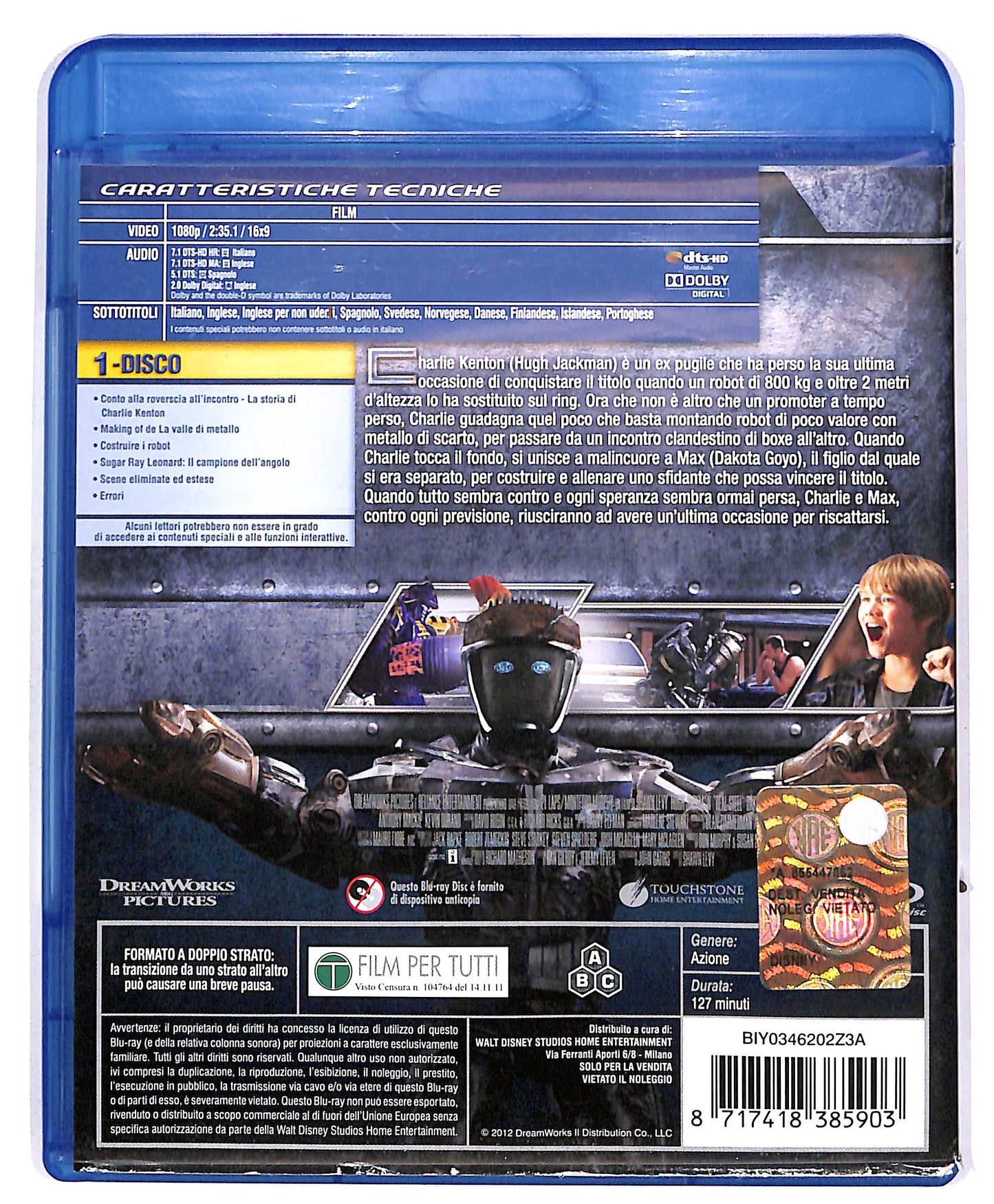 EBOND Real Steel BLURAY BLURAY DB672878
