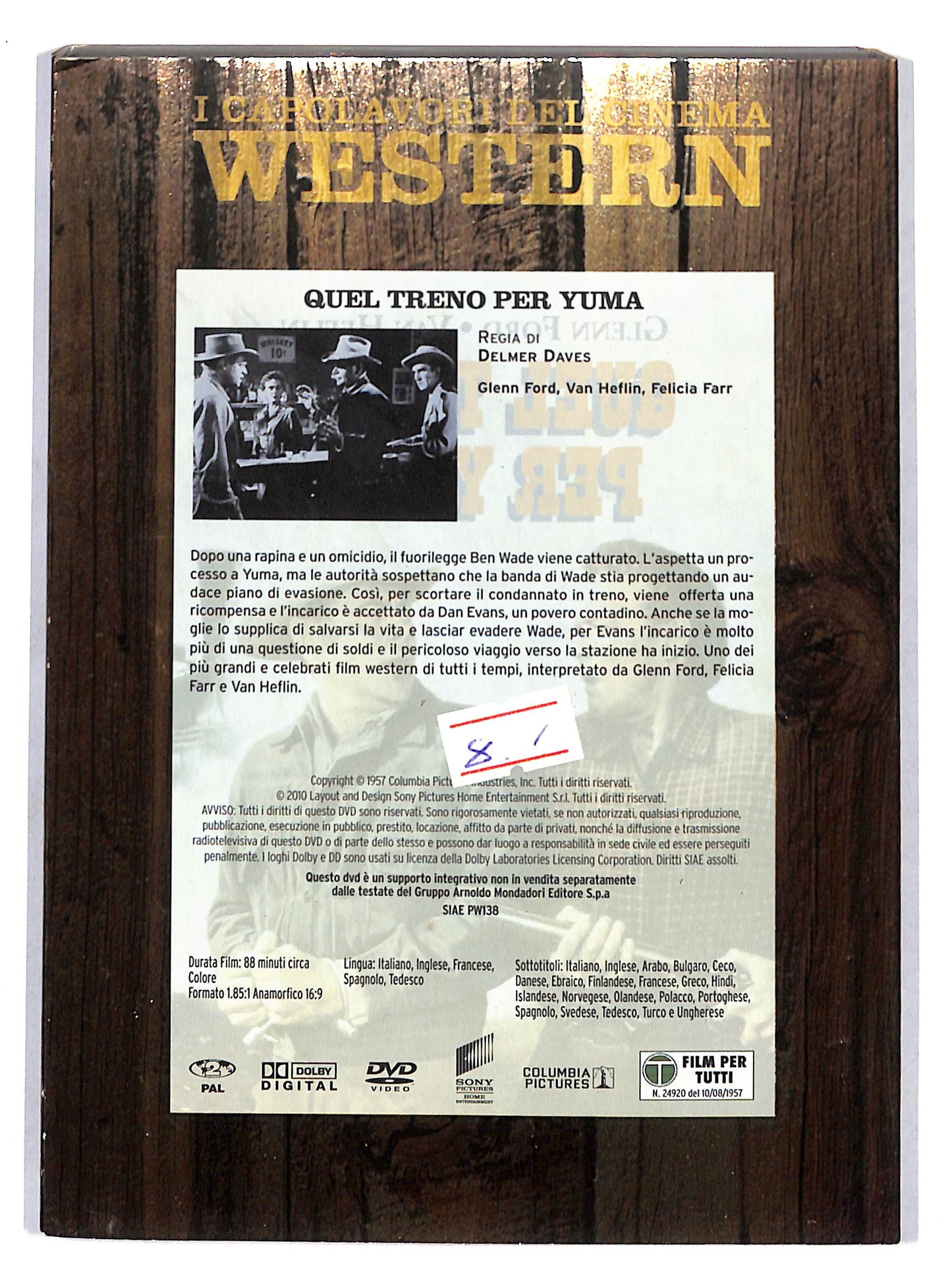 EBOND Quel Treno Per Yuma EDITORIALE DVD DB673110