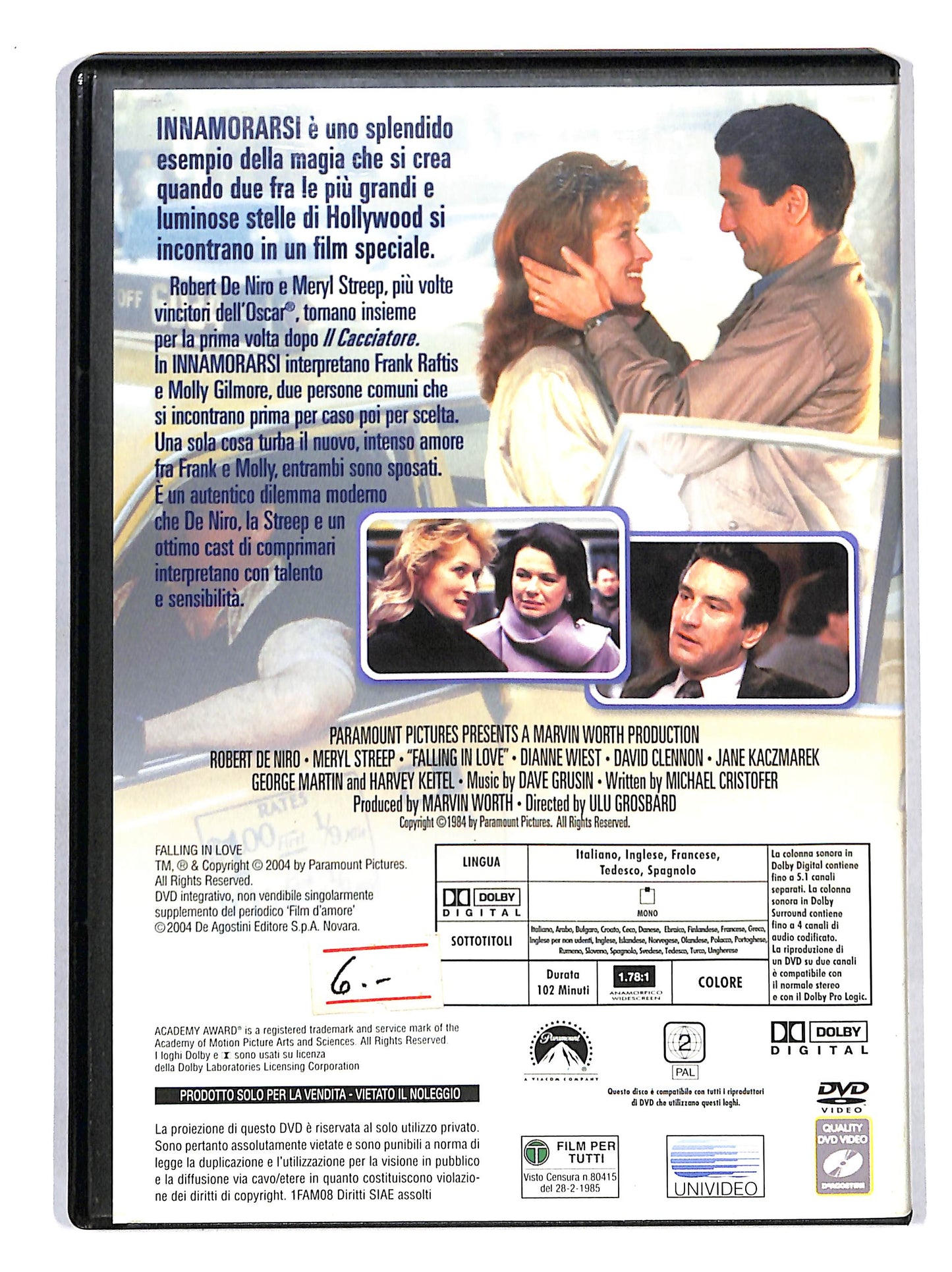 EBOND Innamorarsi - Film d'amore EDITORIALE DVD DB673117