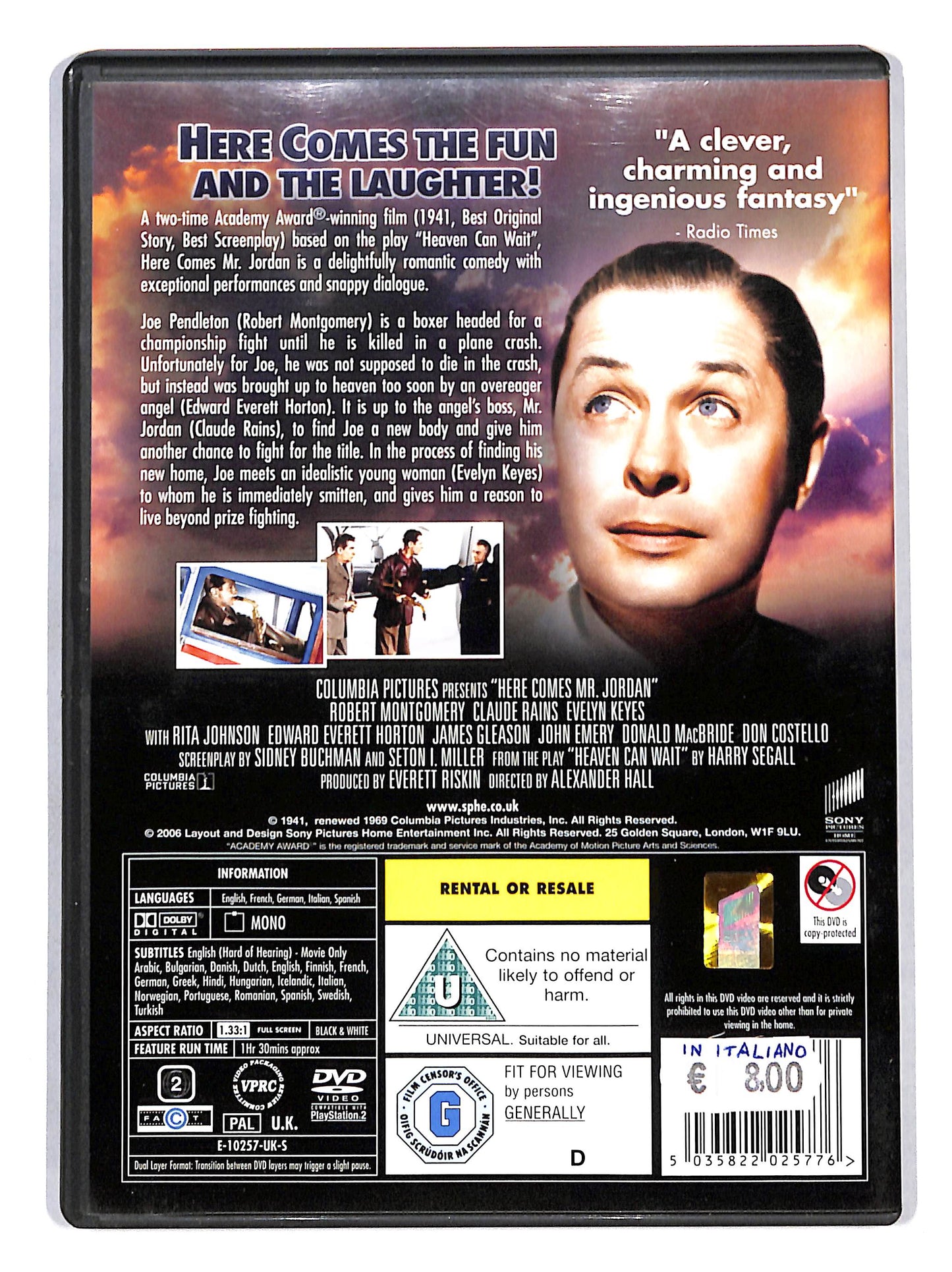 EBOND Here Comes Mr. Jordan DVD DB673126