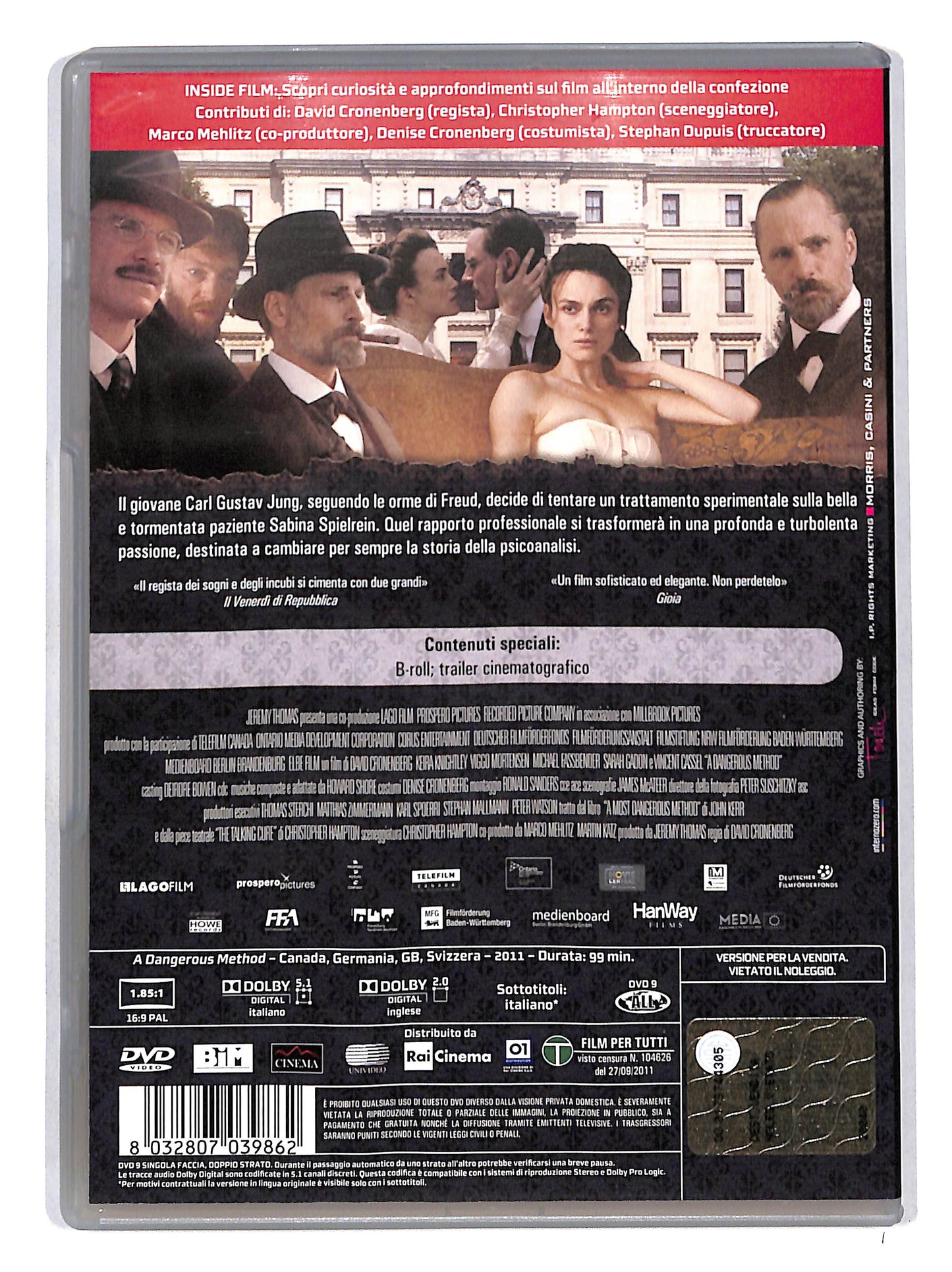 EBOND A Dangerous Method DVD DB673134
