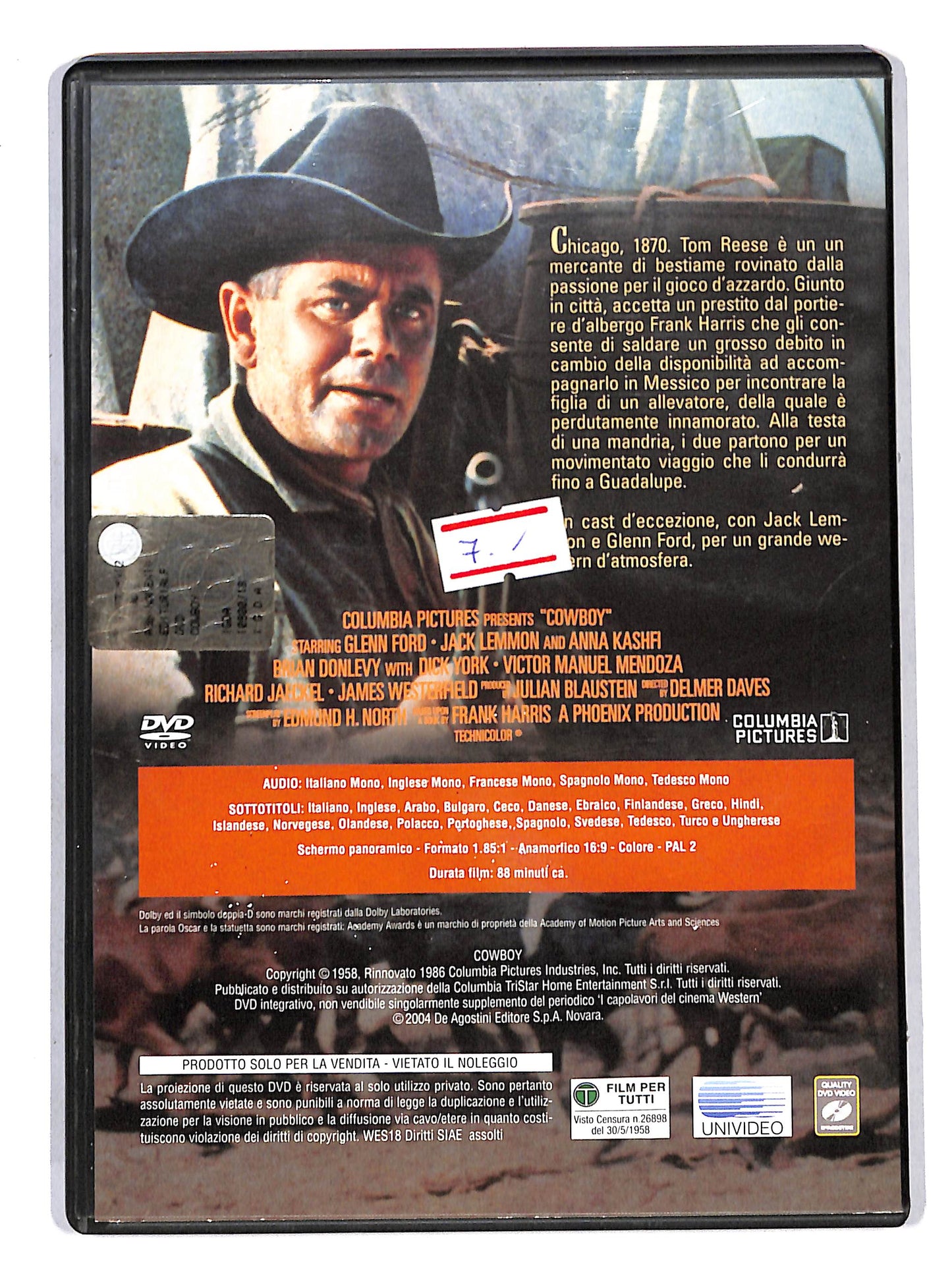 EBOND Cowboy EDITORIALE DVD DB673147