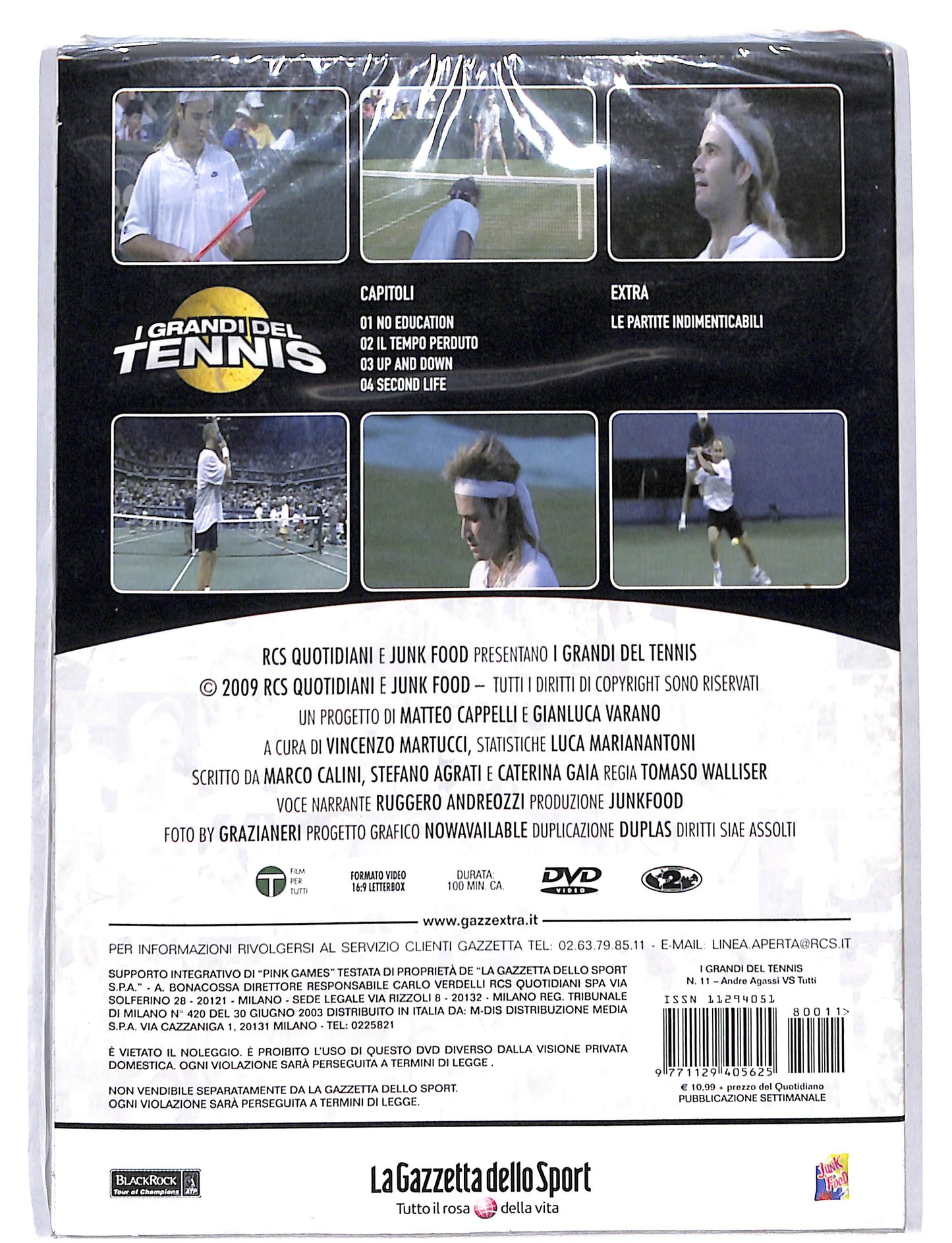 EBOND I grandi del tennis vol 11 Agassi vs Tutti EDITORIALE DVD DB673224