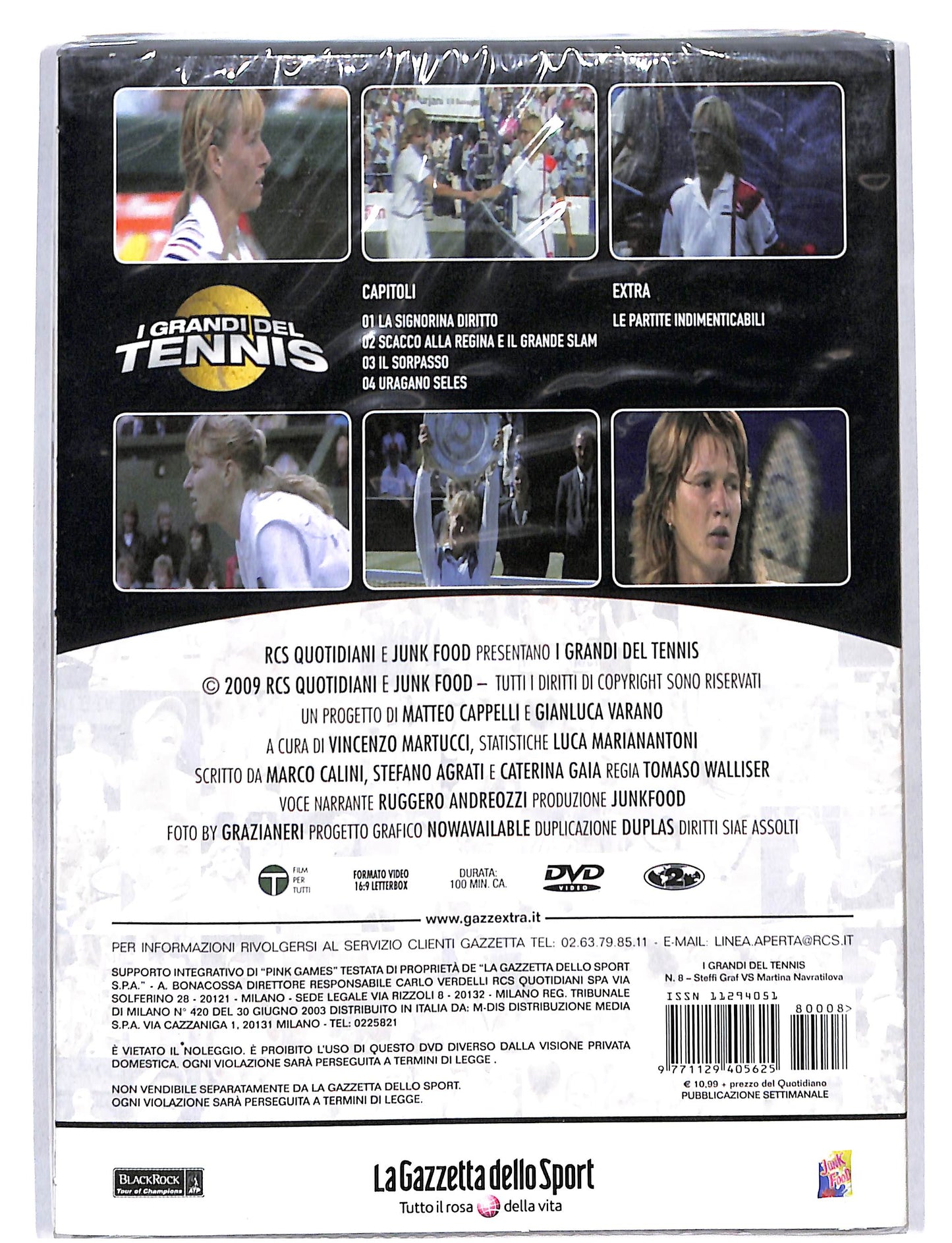 EBOND I grandi del tennis vol 8 Graf vs Navratilova EDITORIALE DVD DB673226