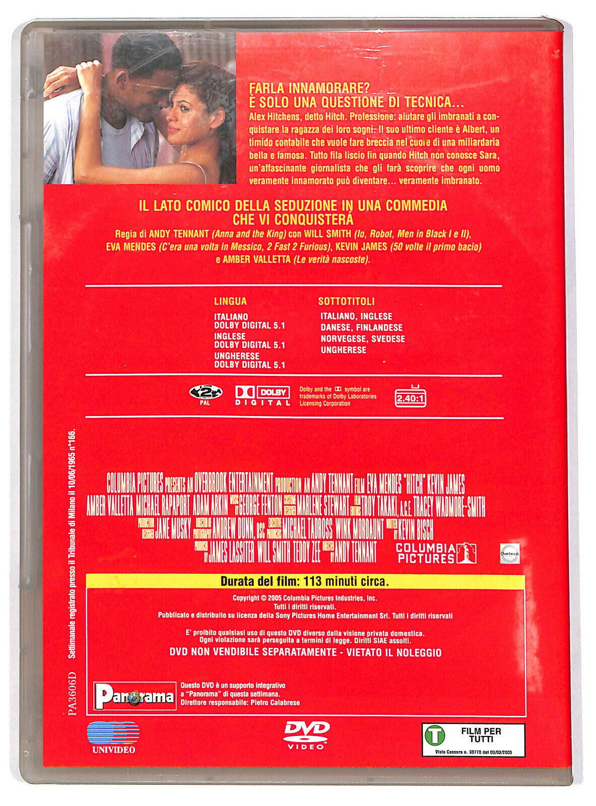 EBOND Hitch - Lui Si Che Capisce Le Donne Editoriale DVD DB673267