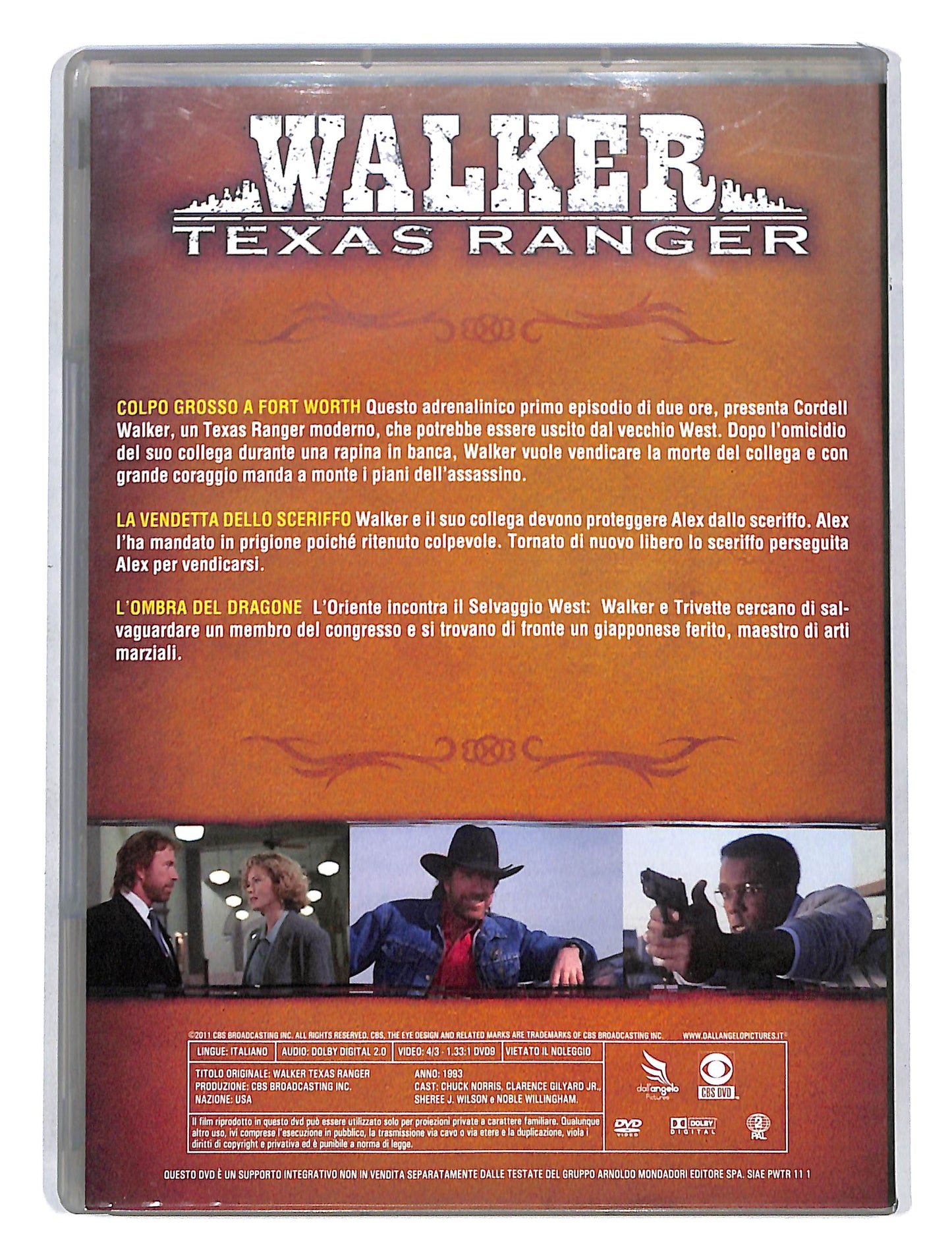 EBOND Walker texas Ranger disco 1 Stagione 1 EDITORIALE DVD DB673271