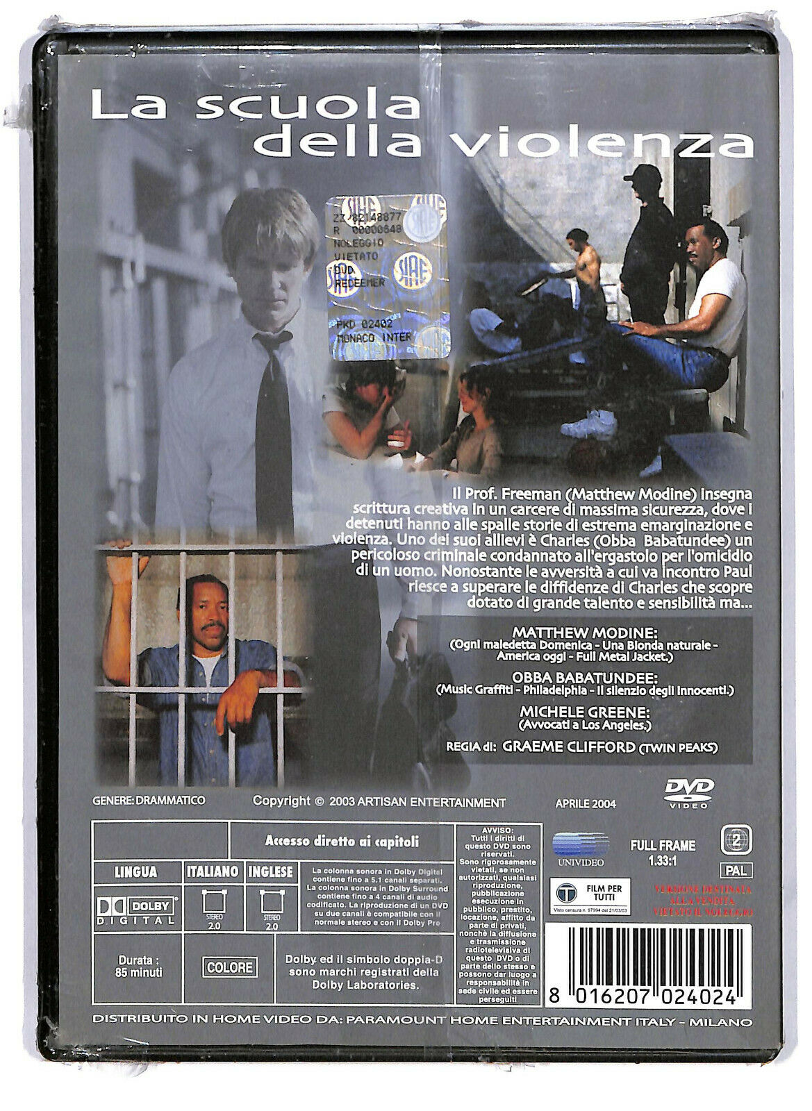 EBOND Redeemer. Il Redentore DVD DB673437