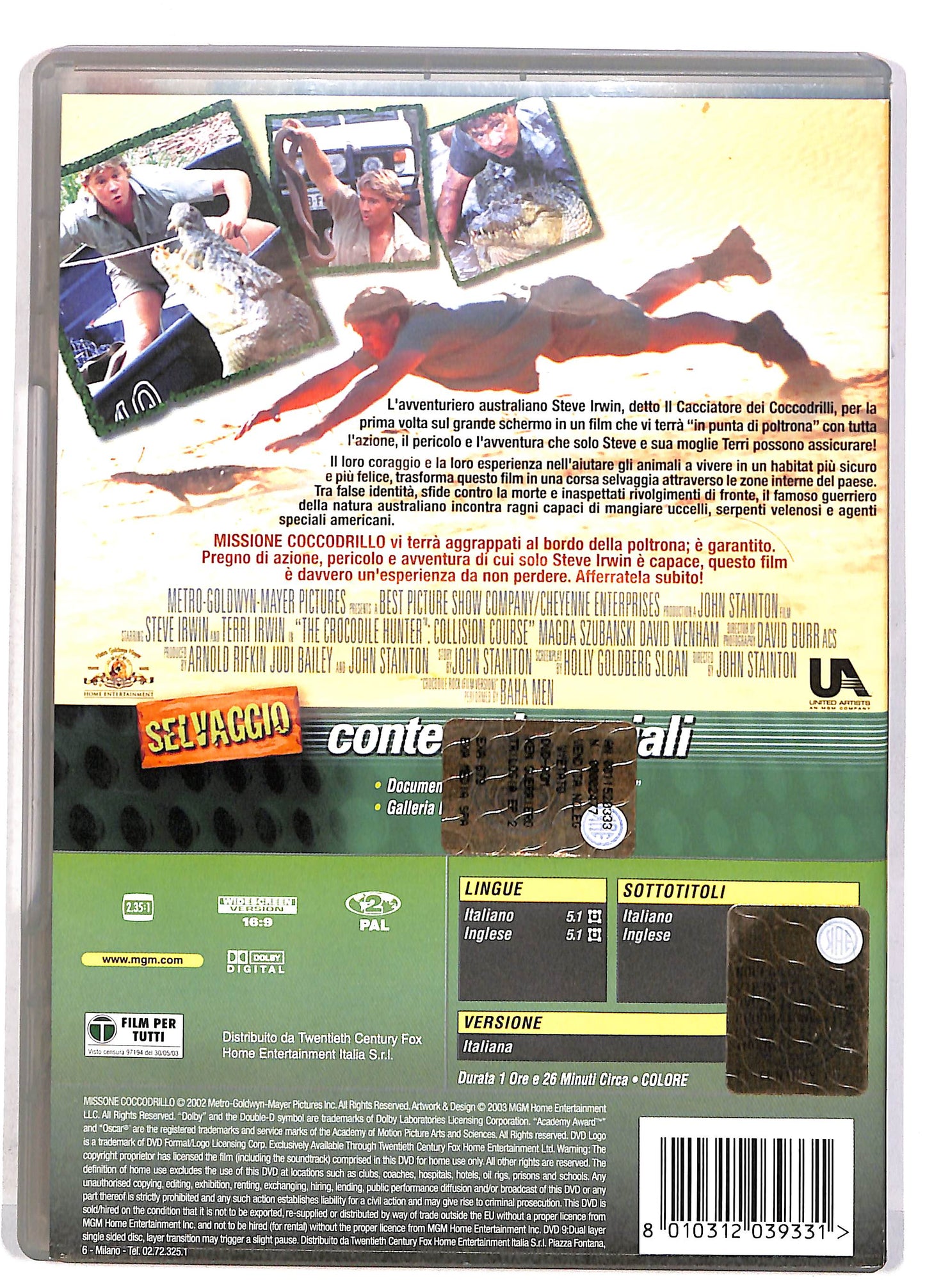 EBOND missione coccodrillo DVD DB673628