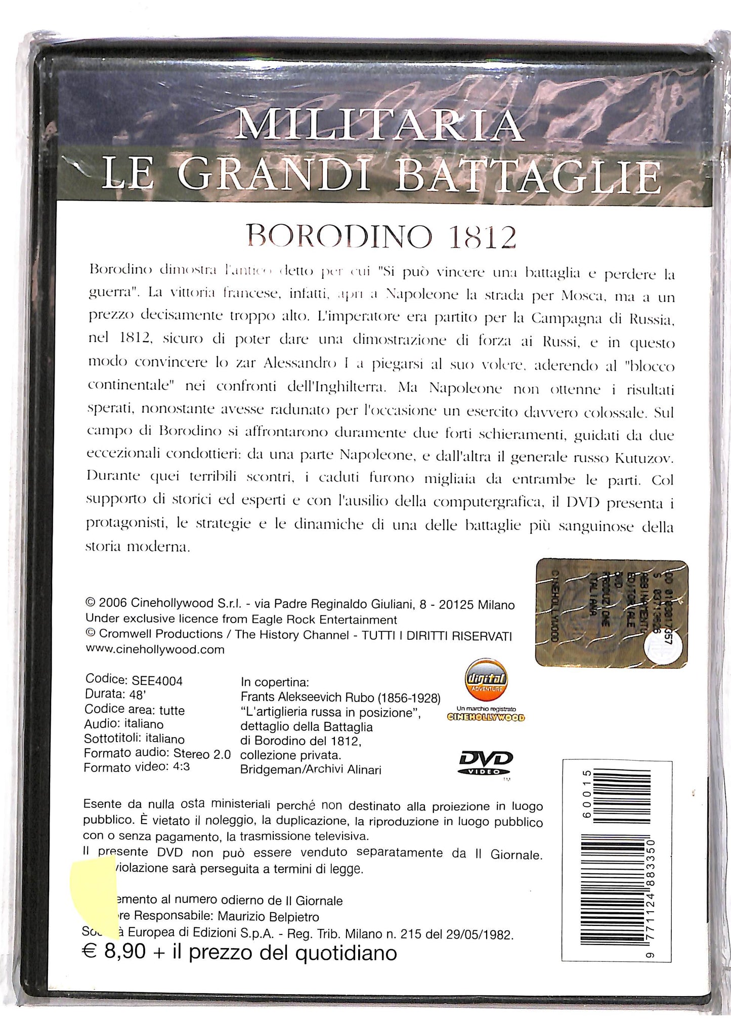 EBOND Le Grandi Battaglie - Borodino DVD DB673636