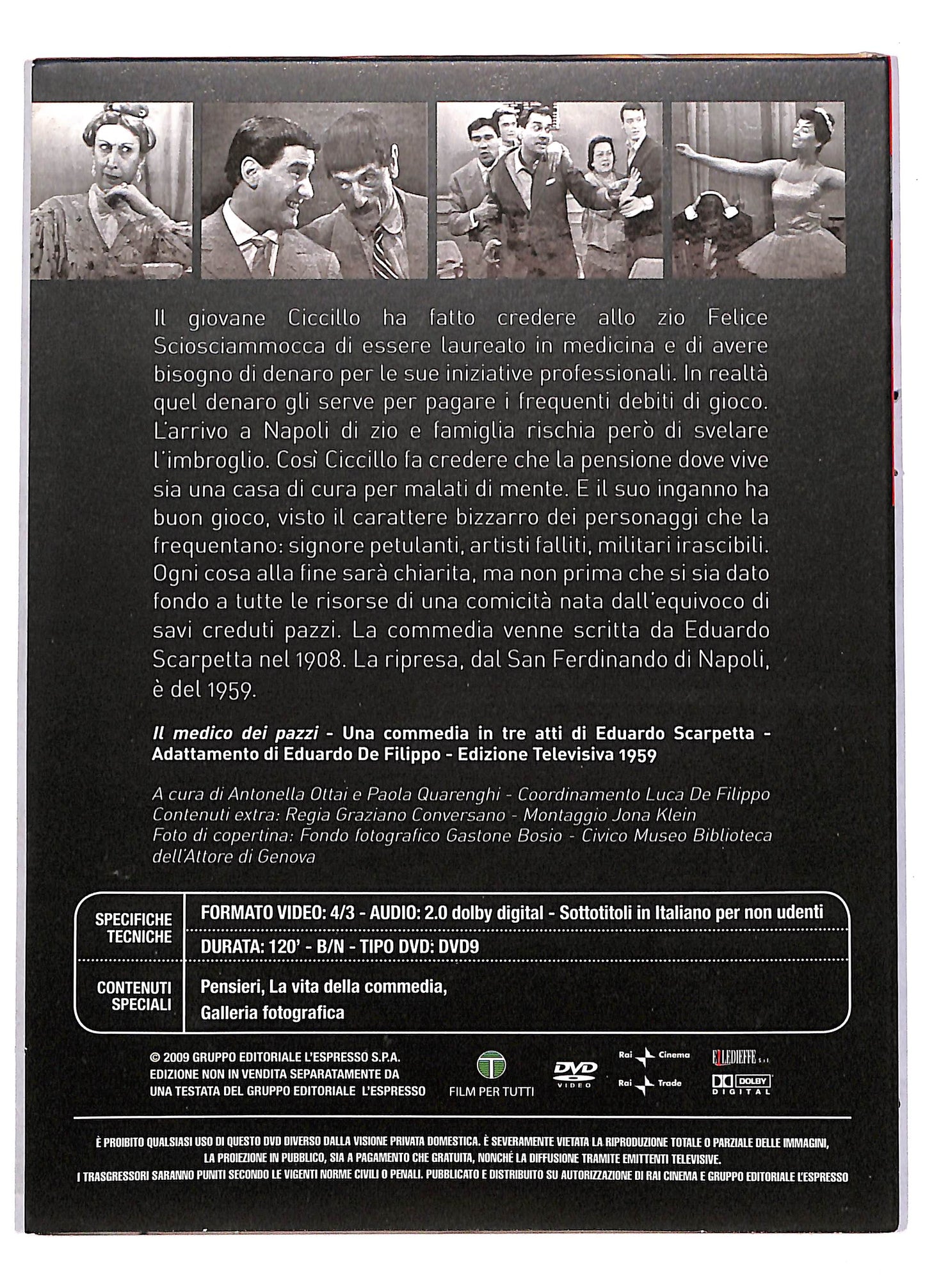 EBOND Il medico dei pazzi DVD DB674120