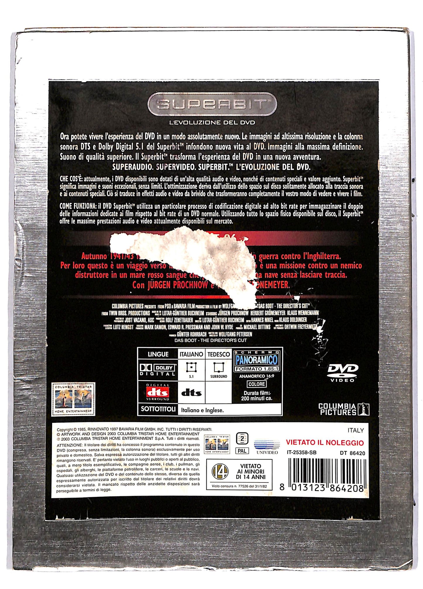 EBOND U-Boot 96 DIGIPACK DVD DB674138