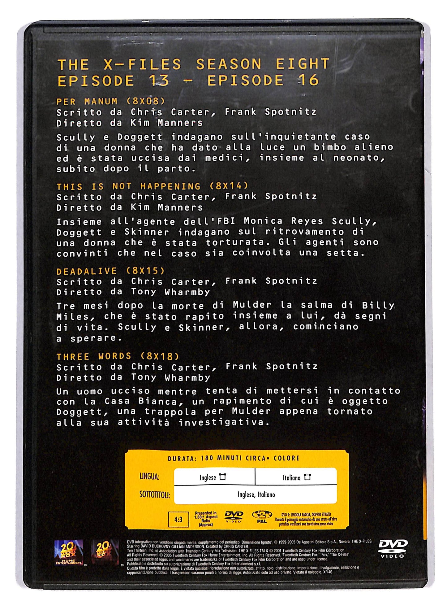 EBOND The x Files Collection season eight volume 4 DVD DB674454
