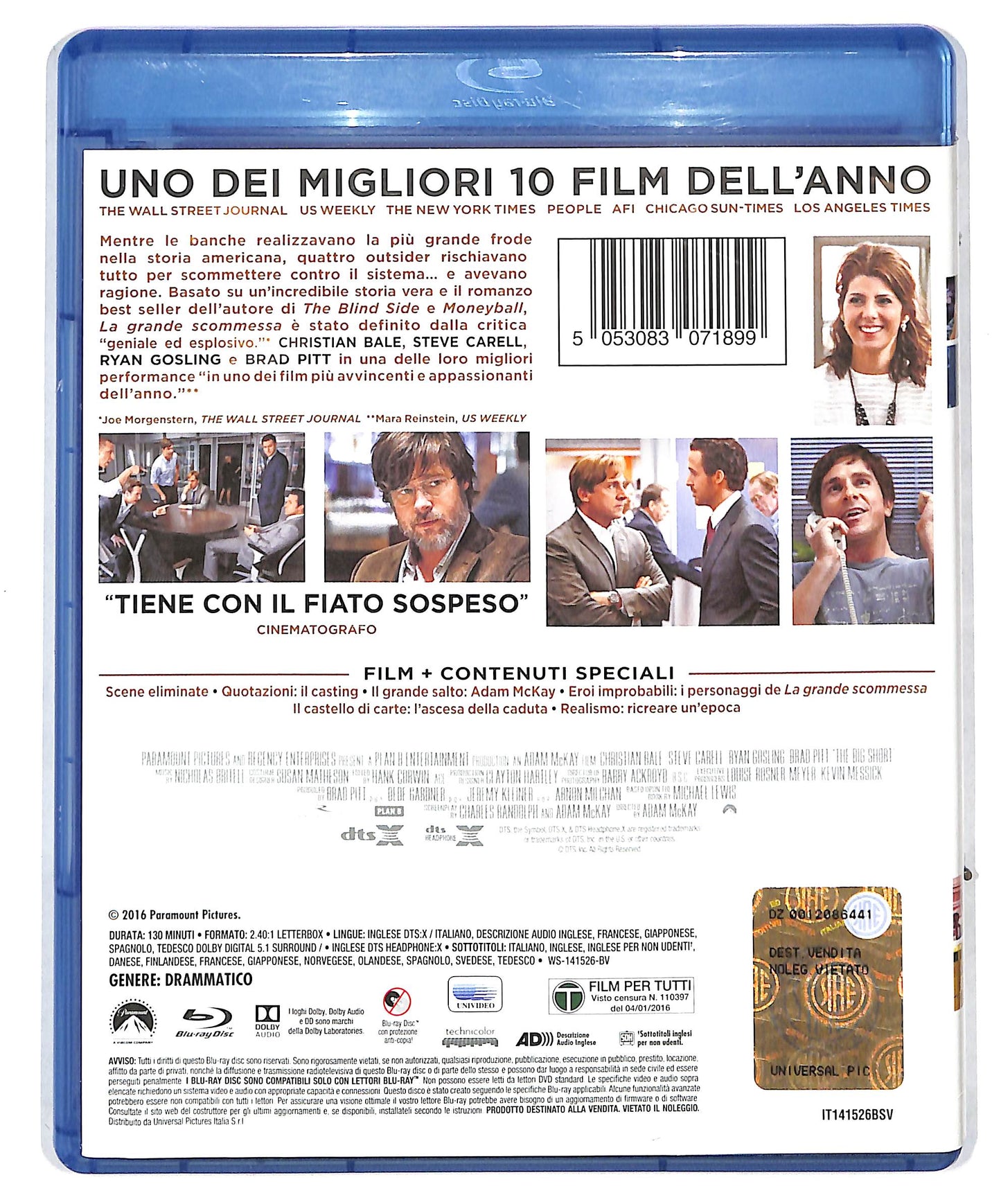 EBOND La Grande Scommessa BLURAY DB674634