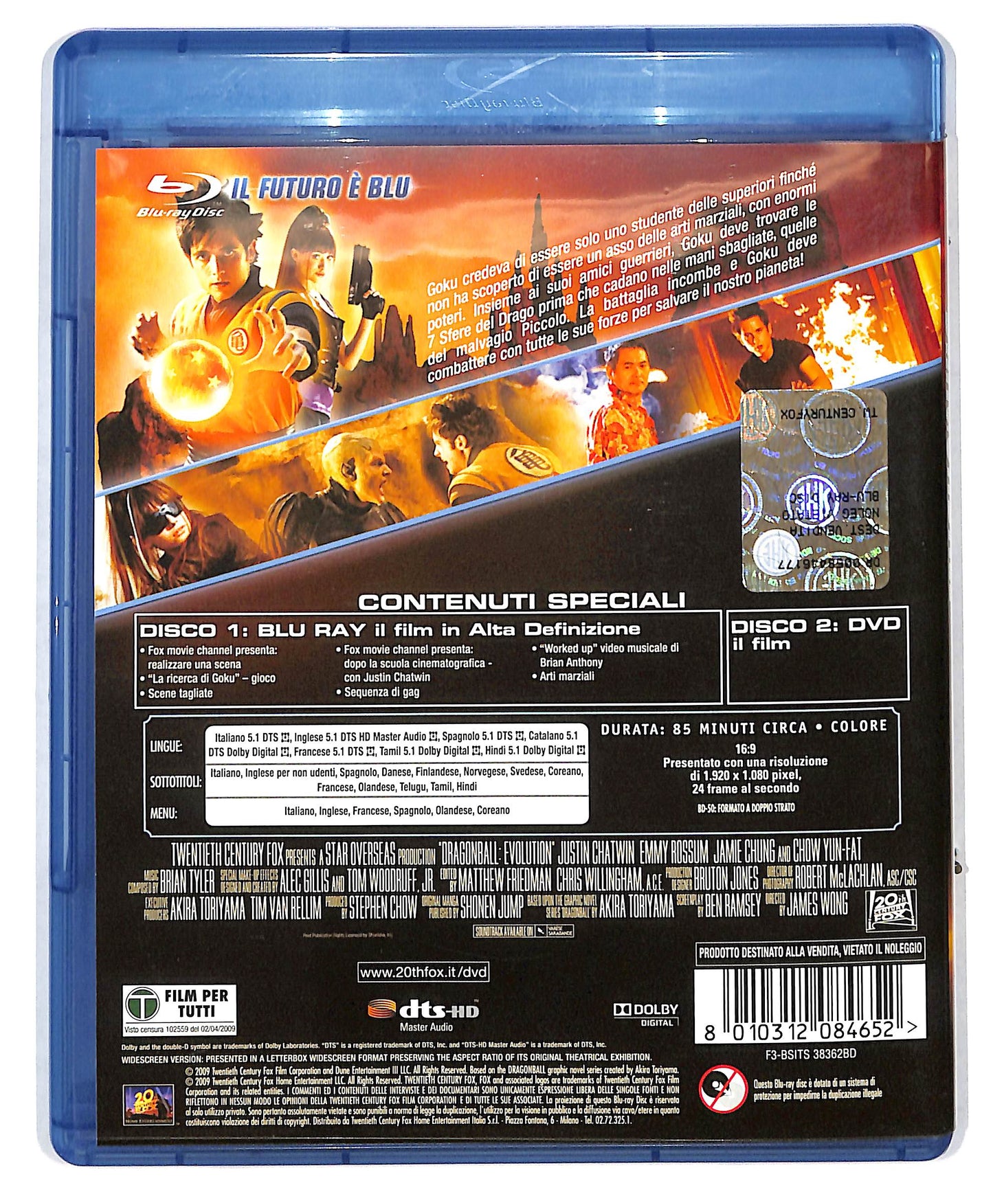 EBOND Dragonball evolution - La leggenda prende vita BLURAY DB674648