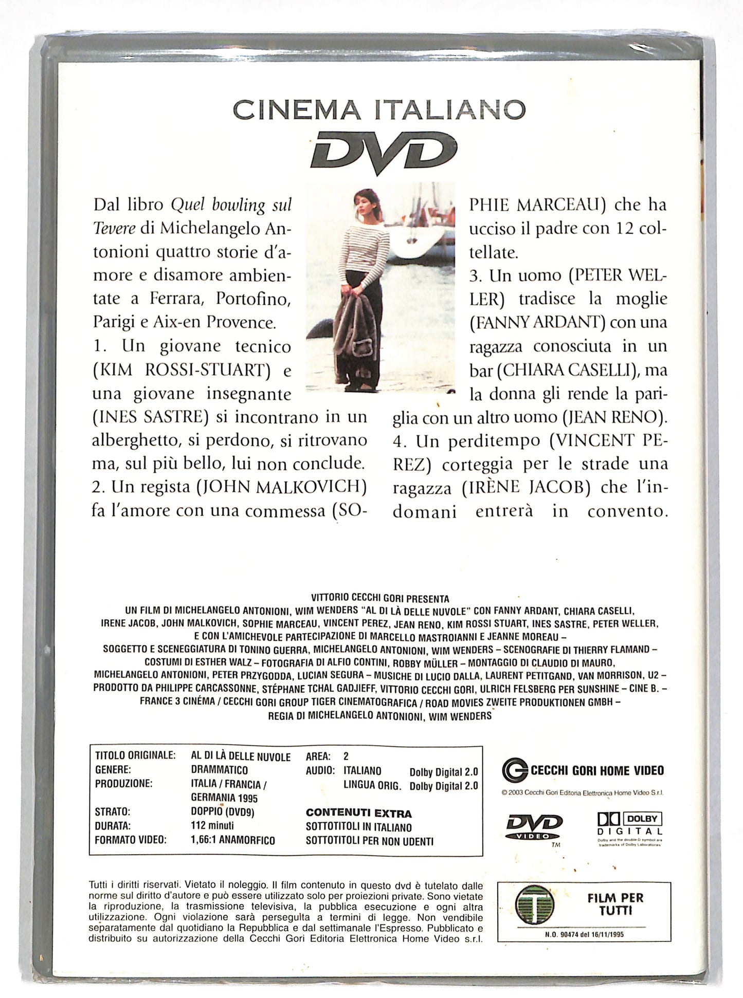 EBOND Al di la delle nuvole EDITORIALE DVD DB675116