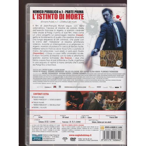 EBOND Nemico Pubblico N.1 L'istinto Di Morte DVD DB675214