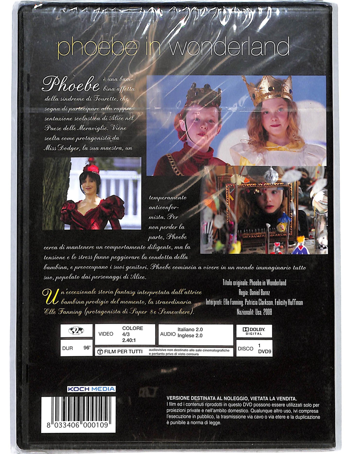 EBOND Phoebe in Wonderland DVD DB675263