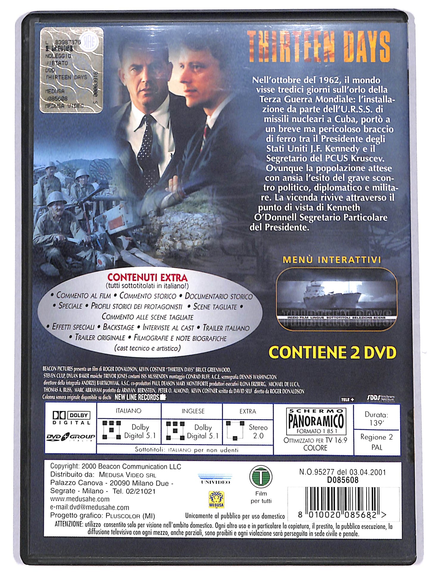 EBOND Thirteen Days DVD DB675302