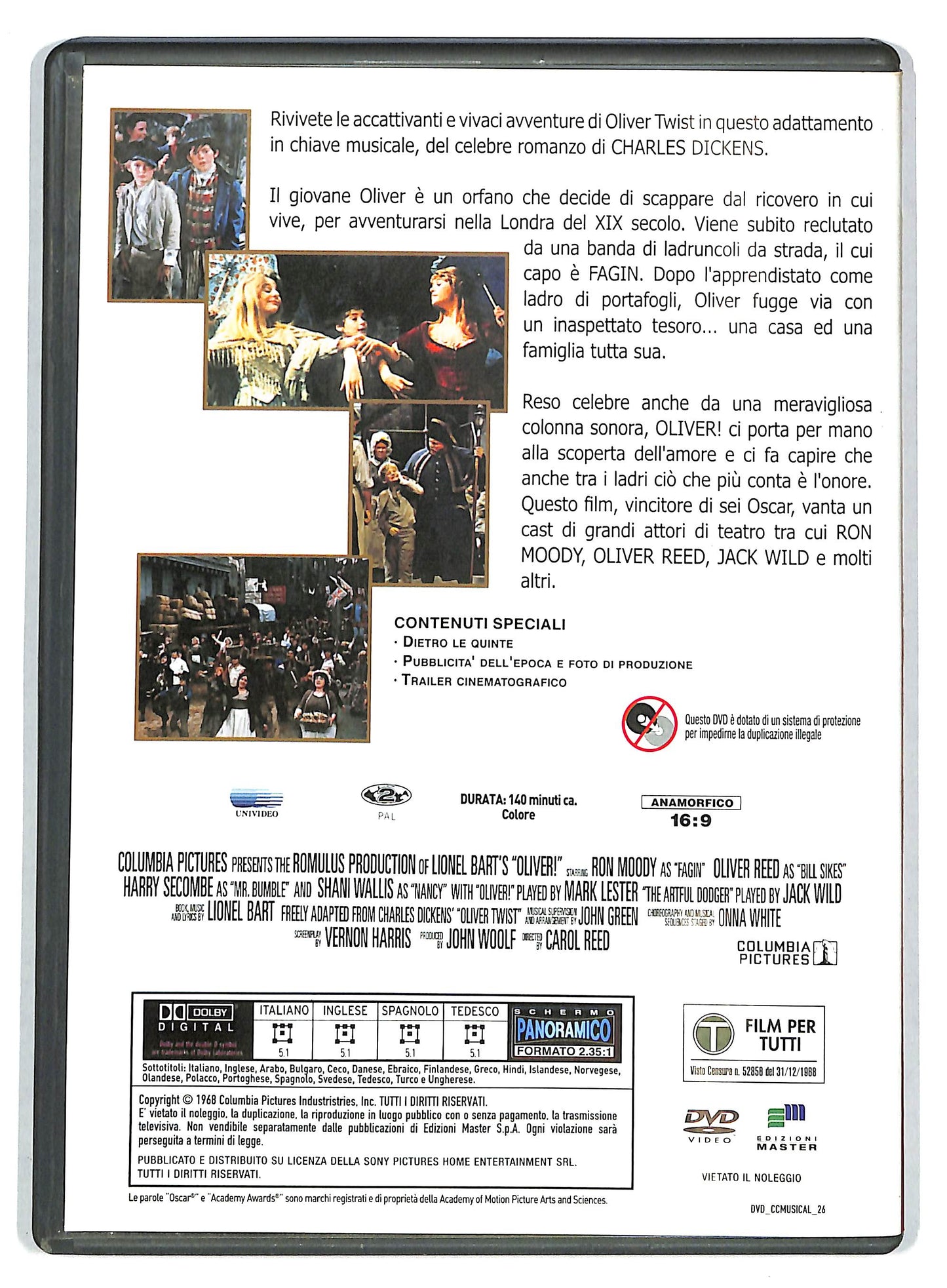 EBOND Oliver! EDITORIALE DVD DB675425