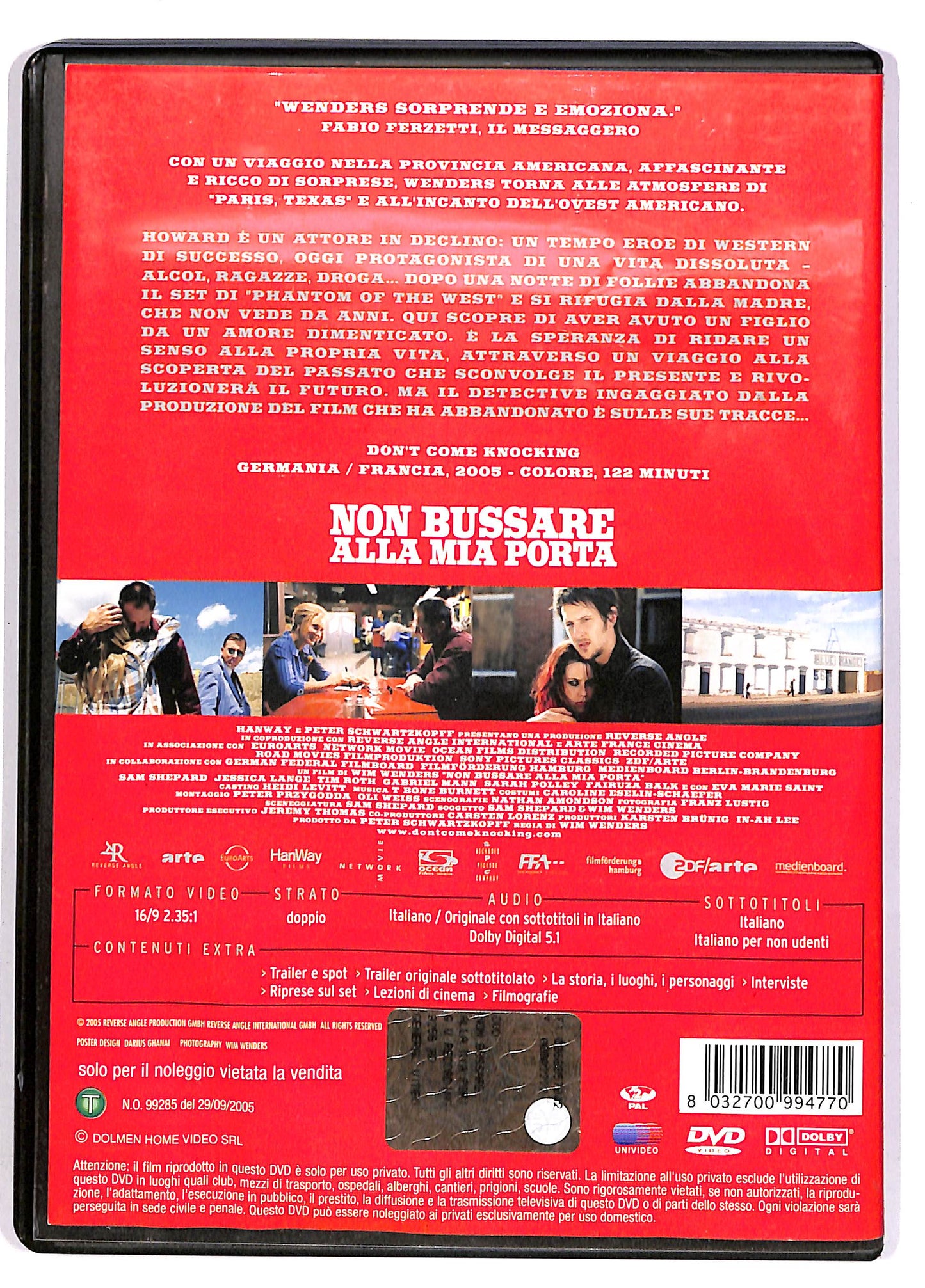 EBOND Non bussare alla mia porta NOLEGGIO DVD DB675637