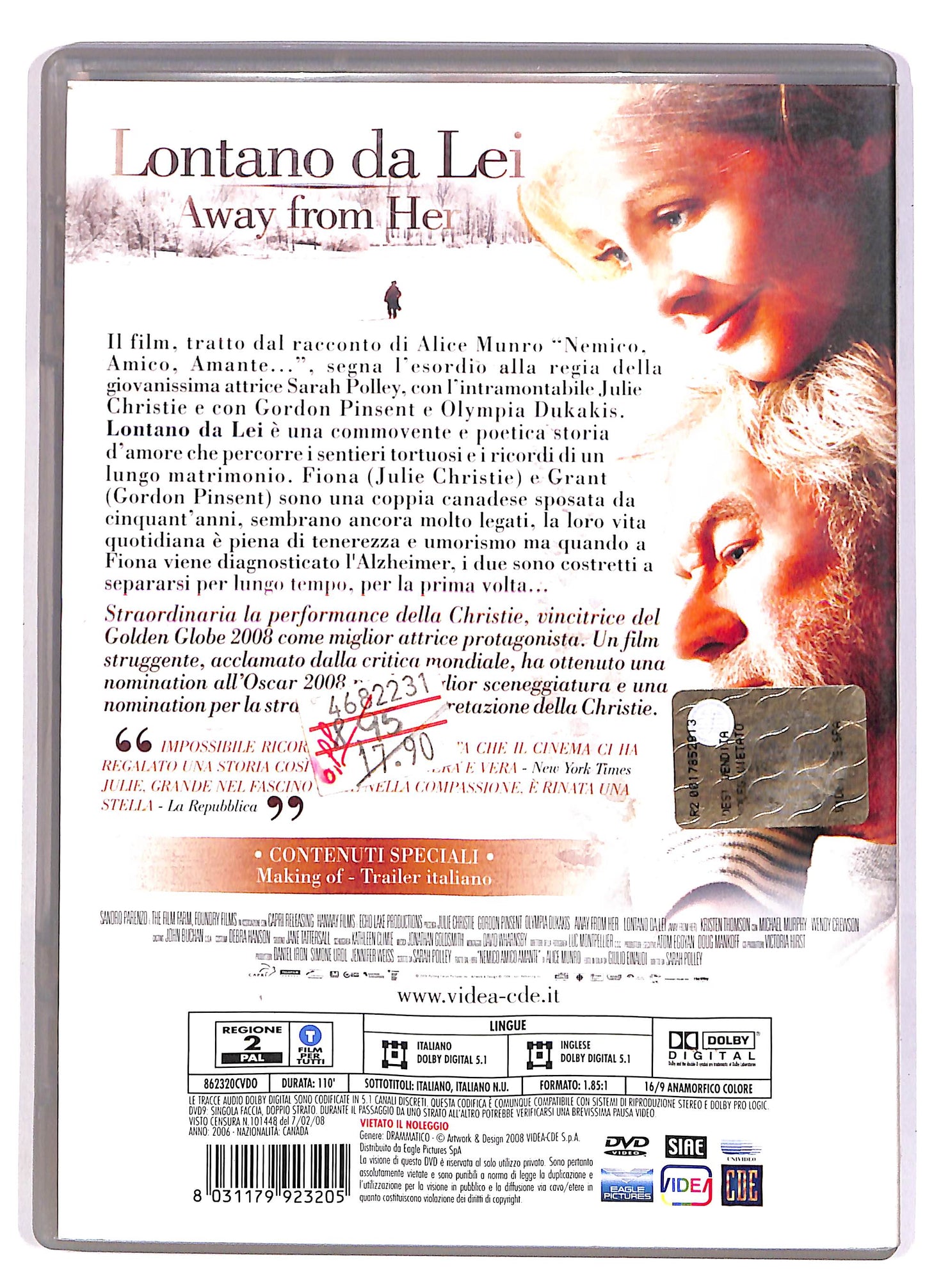 EBOND Away from Her - Lontano da lei DVD DB675642