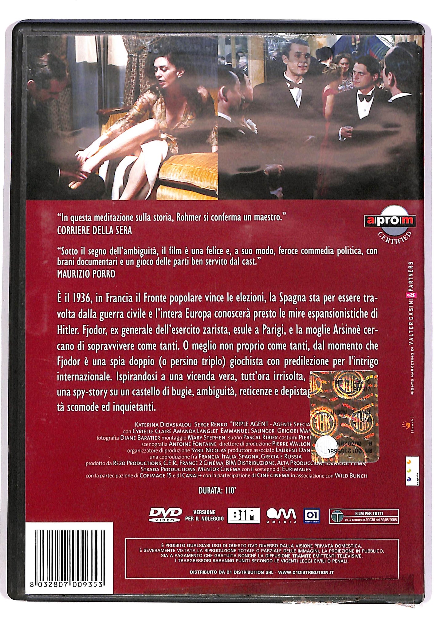 EBOND Triple Agent. Agente Speciale NOLEGGIO DVD DB675661