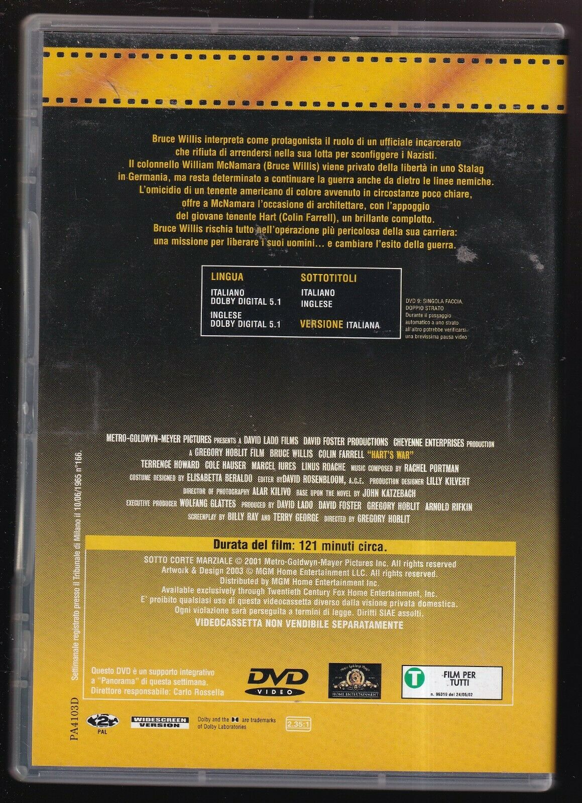 EBOND Sotto Corte Marziale Editoriale DVD DB675823