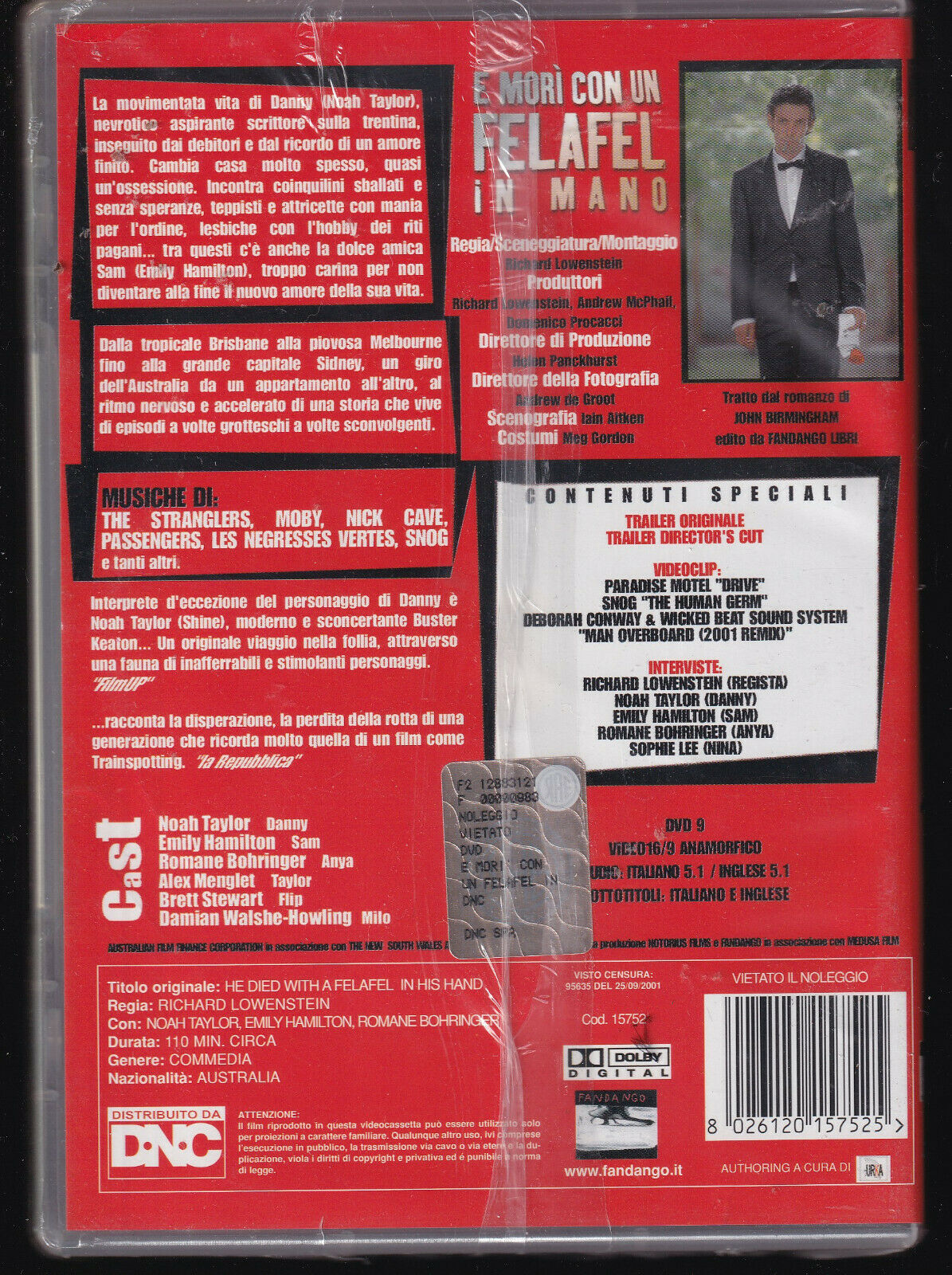 EBOND e Mori Con Un Felafel In Mano DVD DB675856