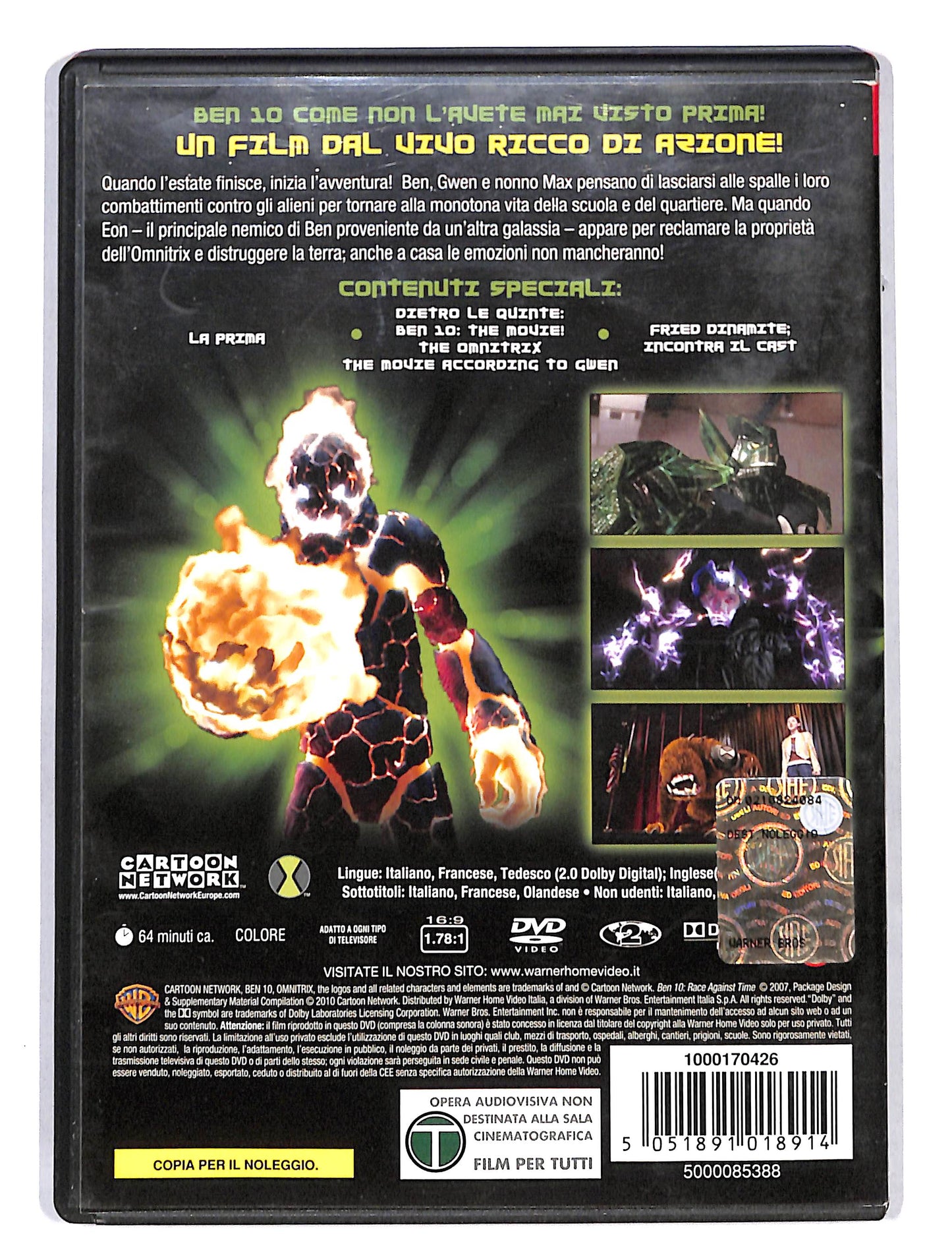 EBOND Ben 1 corsa contro il tempo NOLEGGIO DVD DB676244