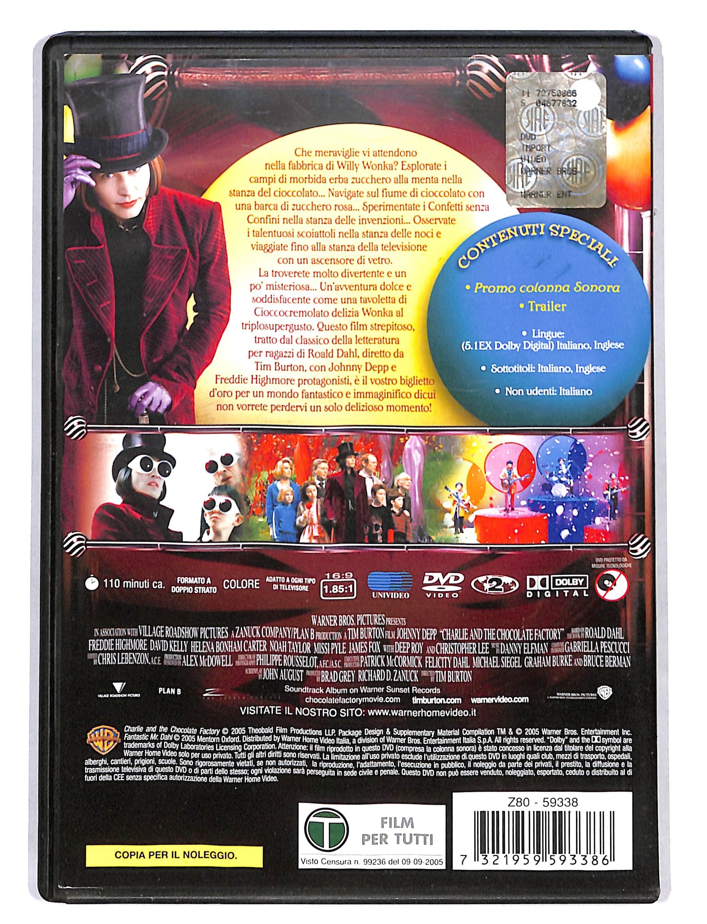 EBOND La fabbrica di cioccolato NOLEGGIO DVD DB676255