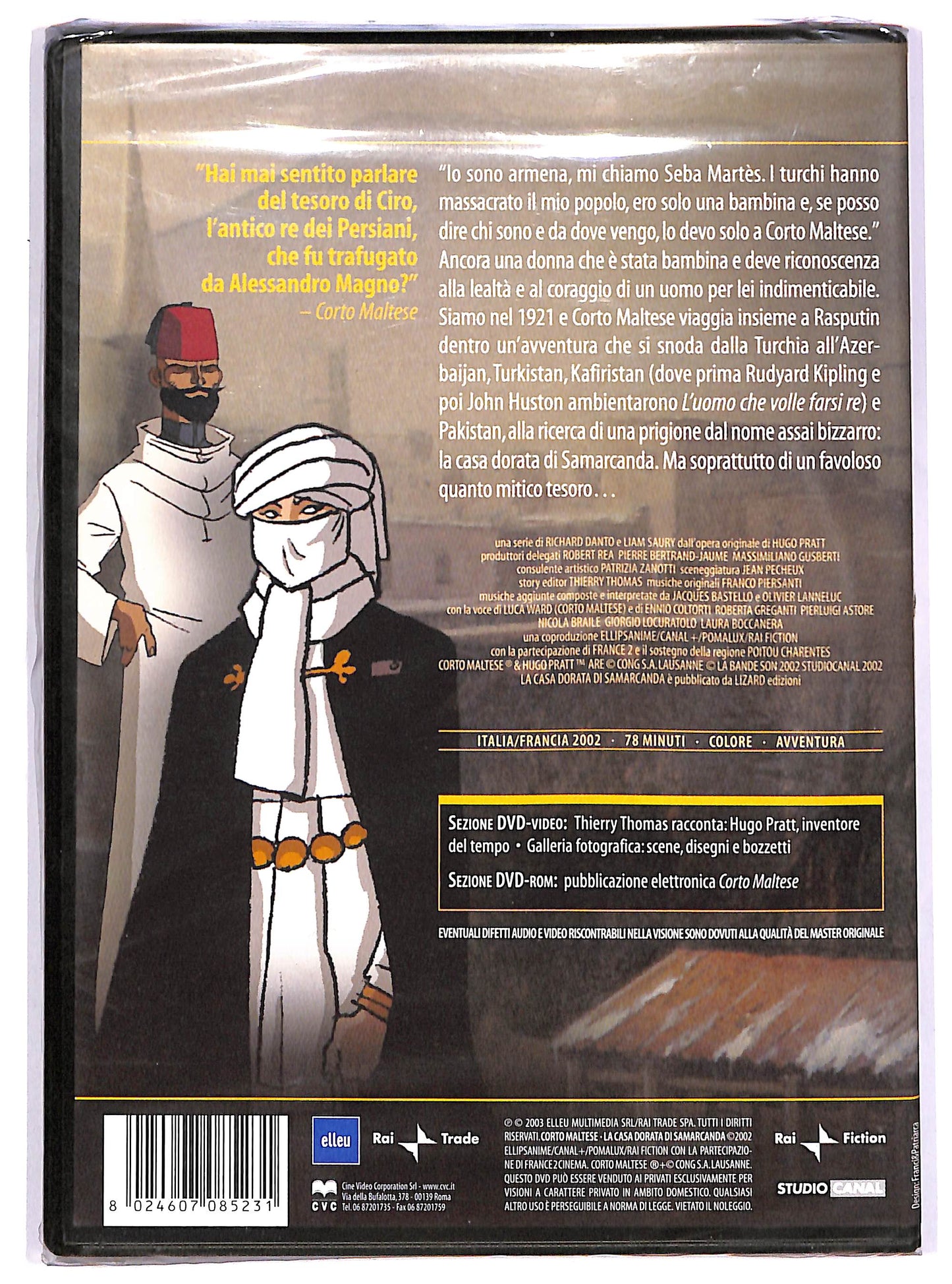 EBOND Corto Maltese - La casa dorata di Samarcanda DVD DB676404