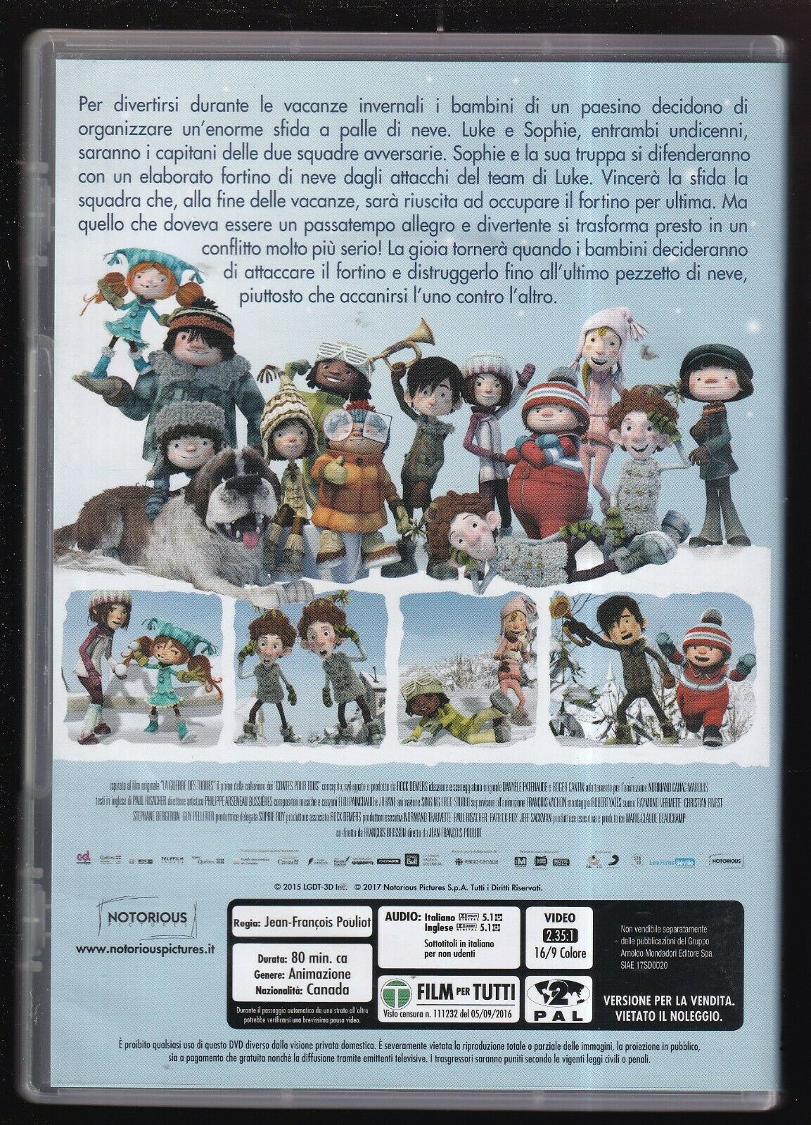 EBOND Palle Di Neve Di Jean-francois Pouliot DVD DB676425